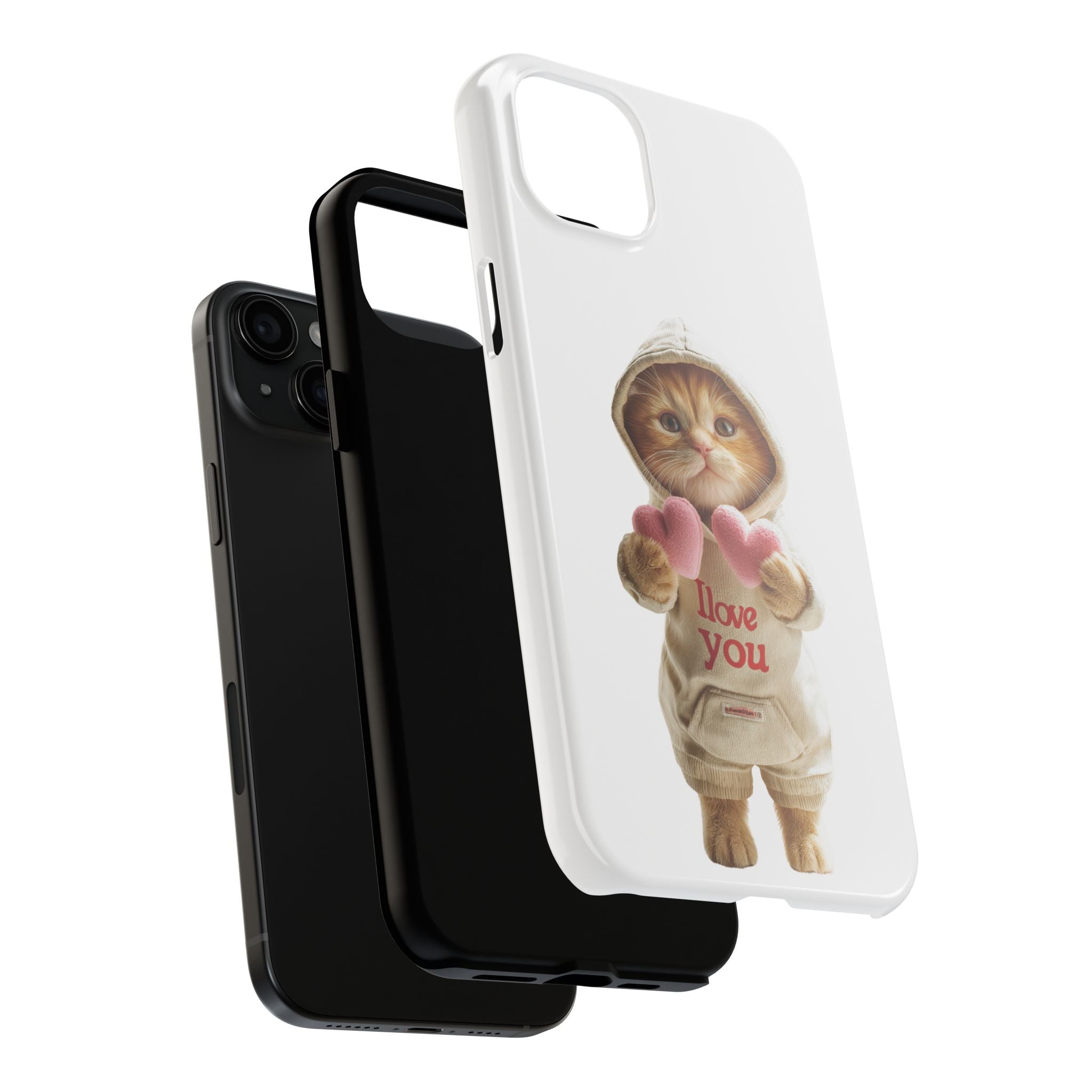 Cute Cat Love Phone Case