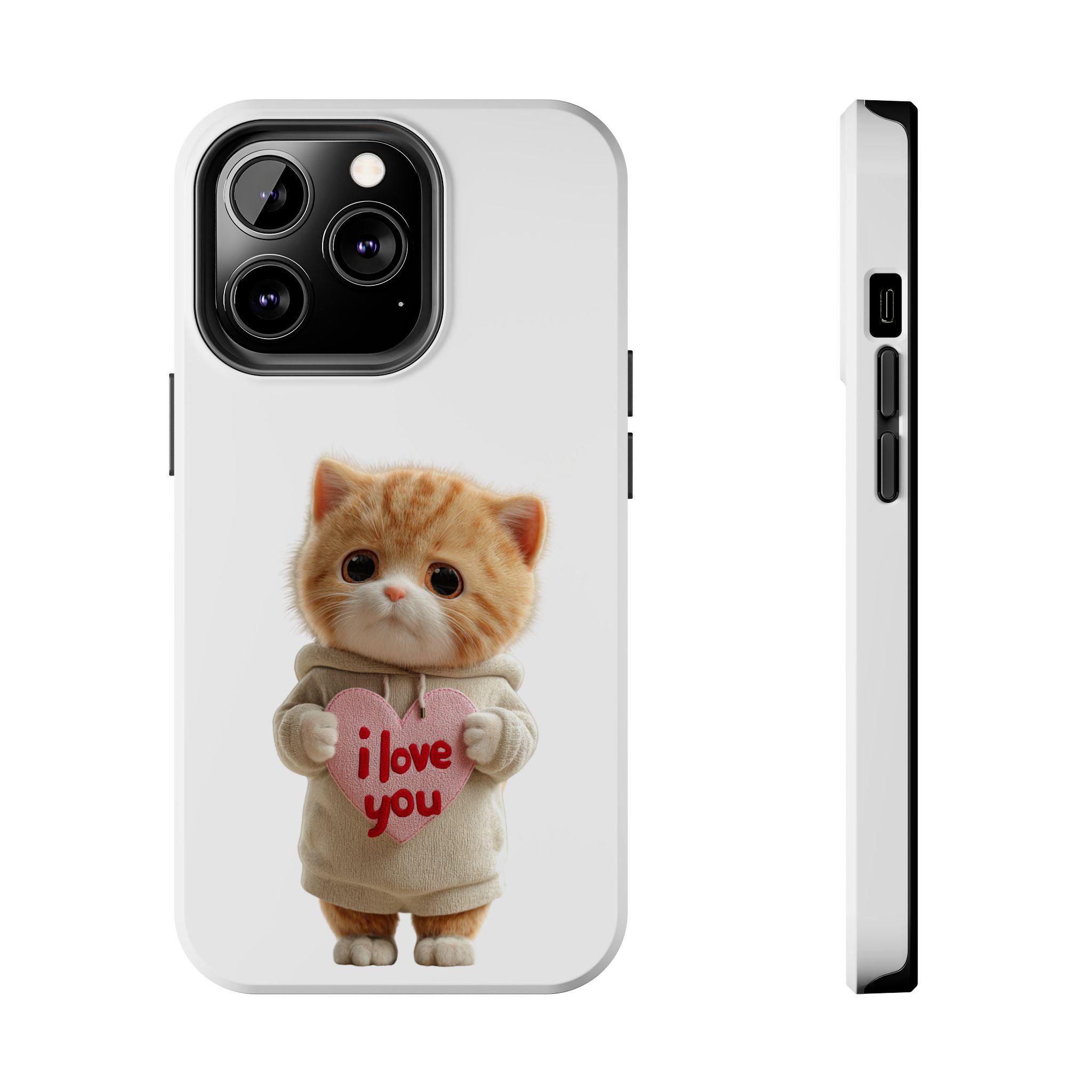 Cute Cat Love Phone Case