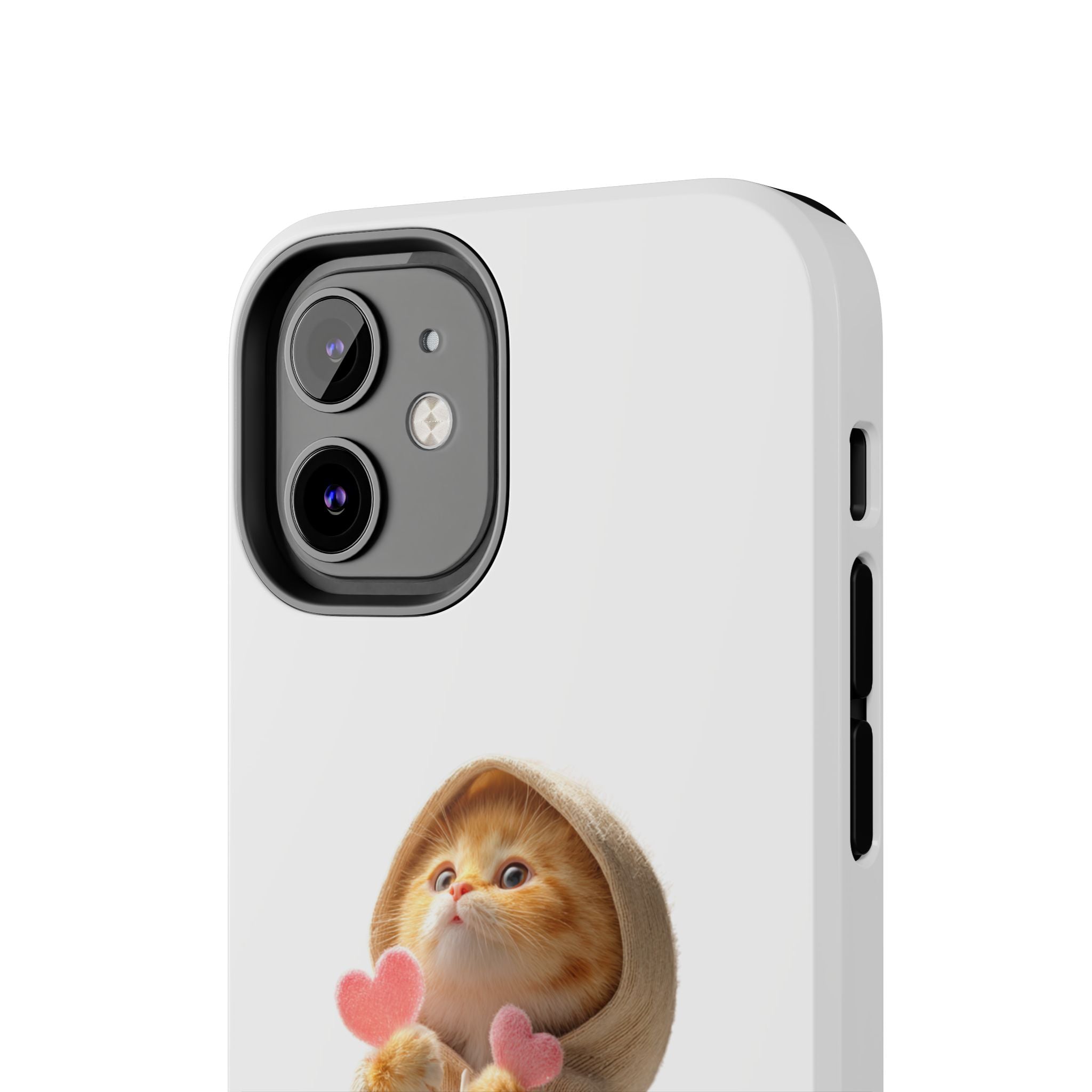 Cute Cat Phone Case - Love You Design