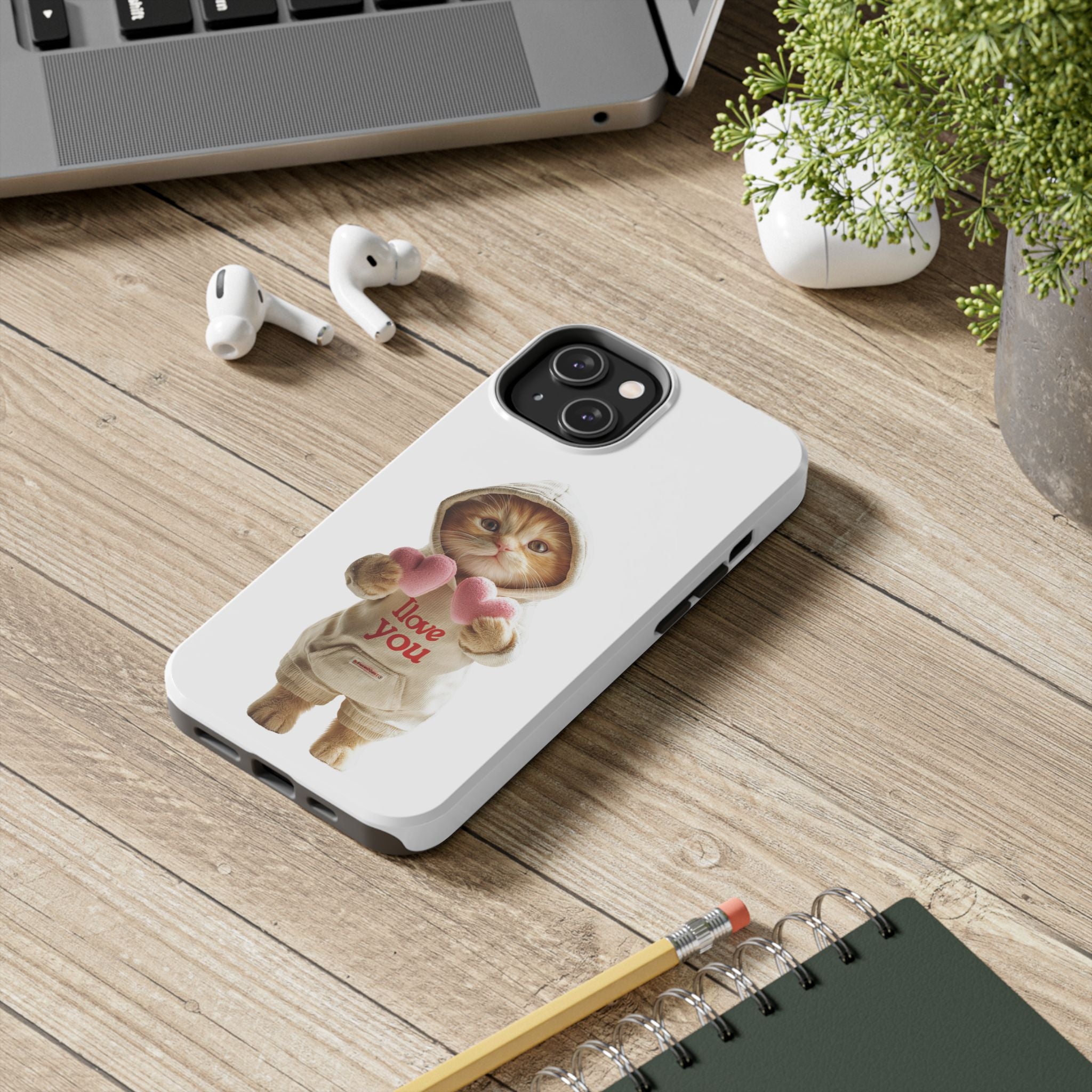 Cute Cat Love Phone Case