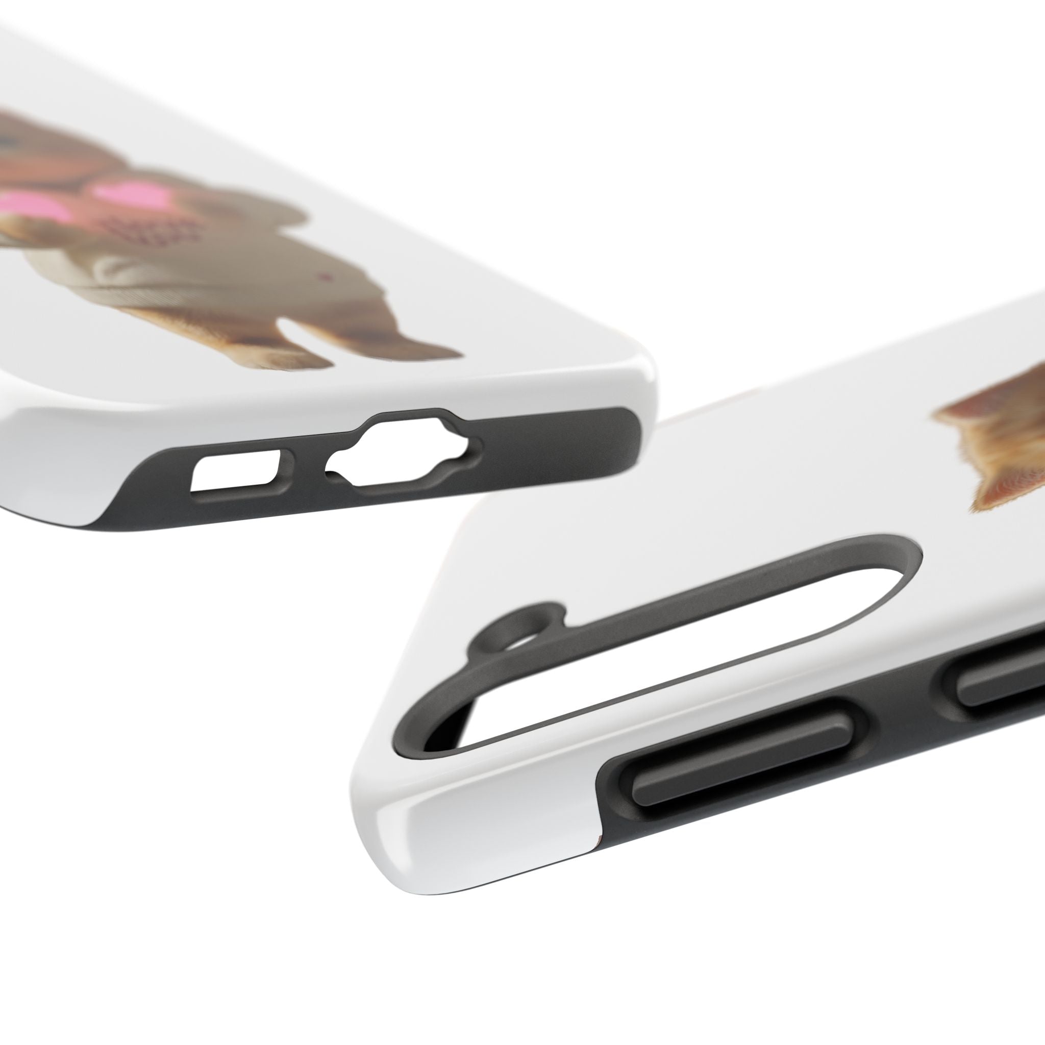 Cute Cat Tough Phone Case - I Love You Design