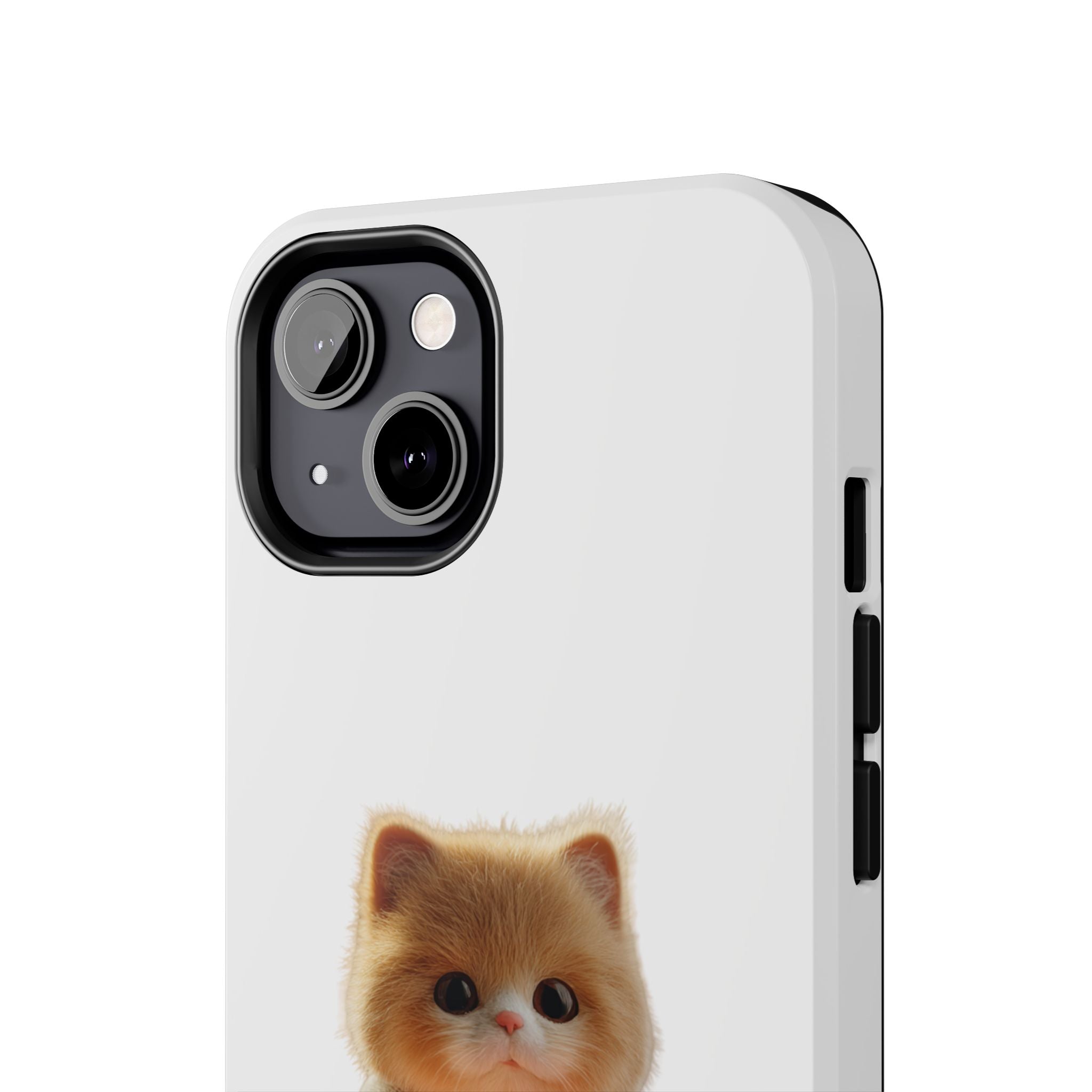 Cute Cat Love Phone Case - Tough Protection with Adorable Design