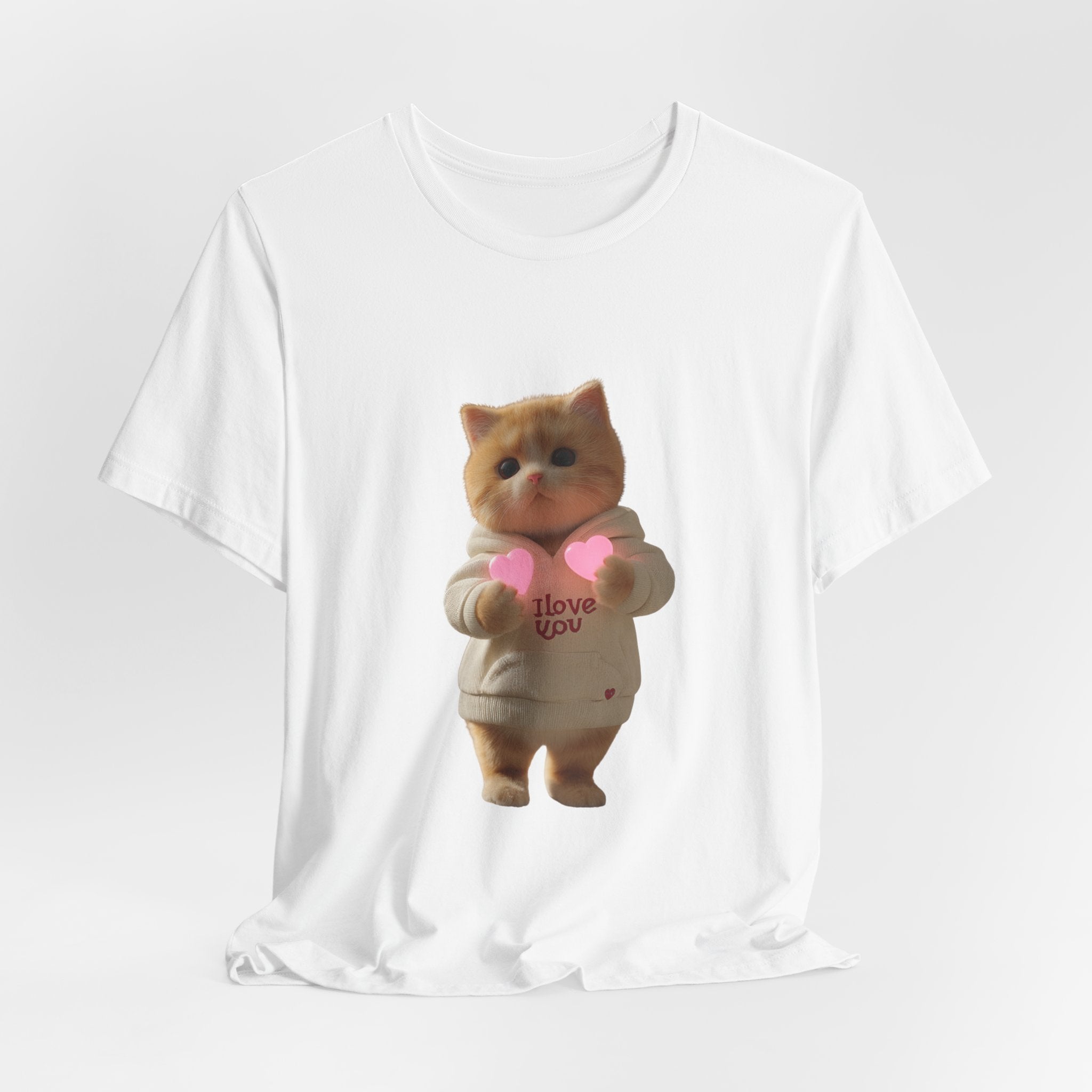 Cute Cat Love Jersey Tee