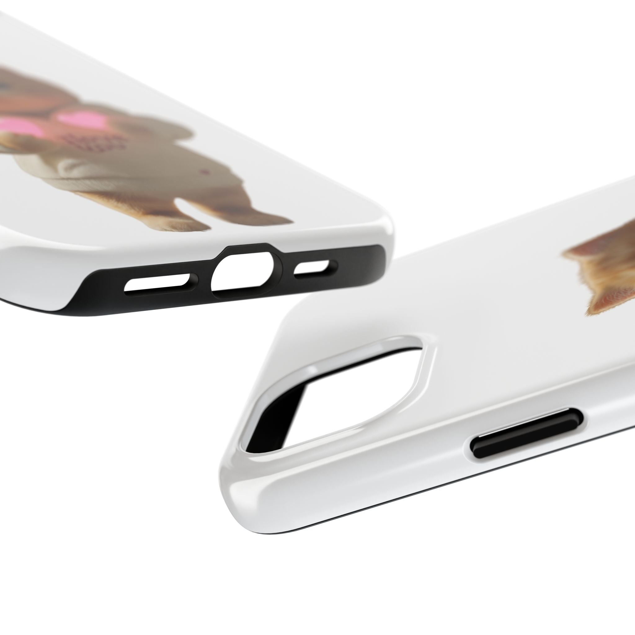 Cute Cat Tough Phone Case - I Love You Design