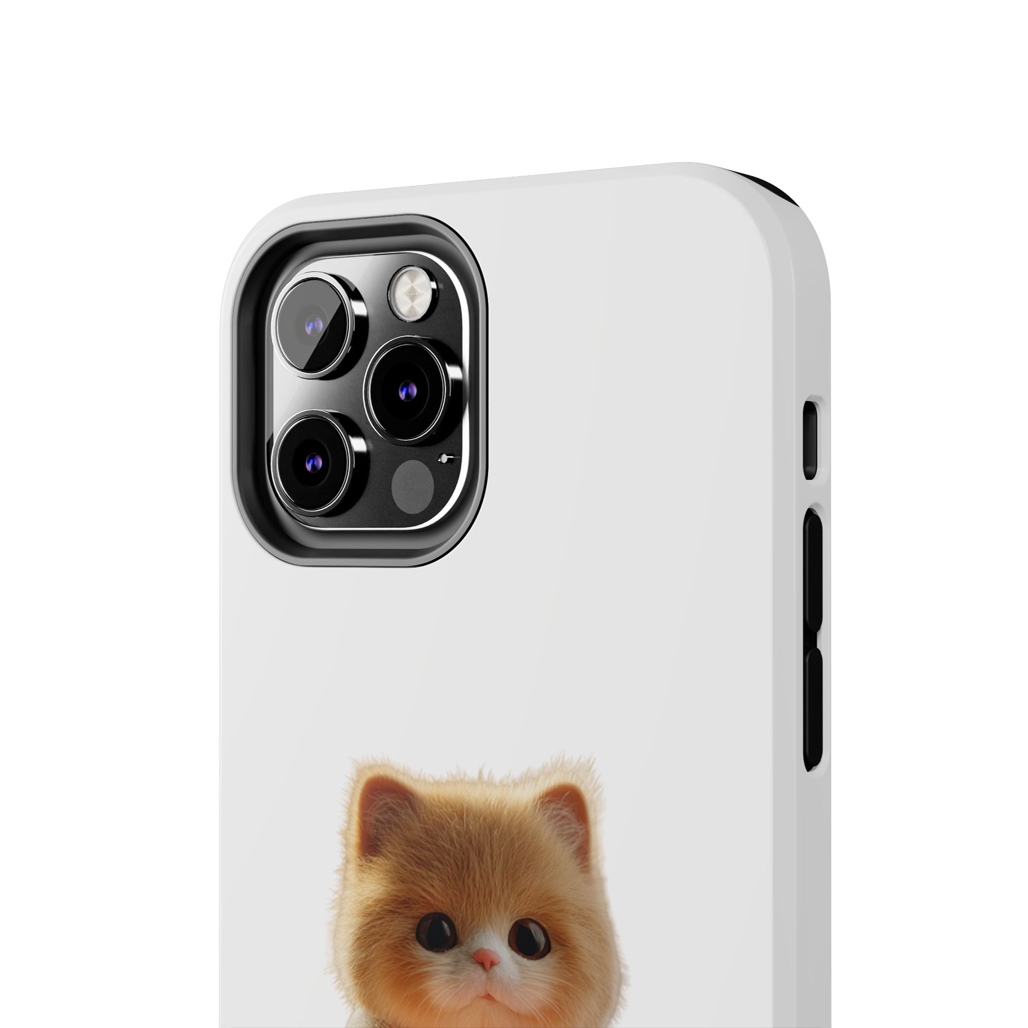 Cute Cat Love Phone Case - Tough Protection with Adorable Design