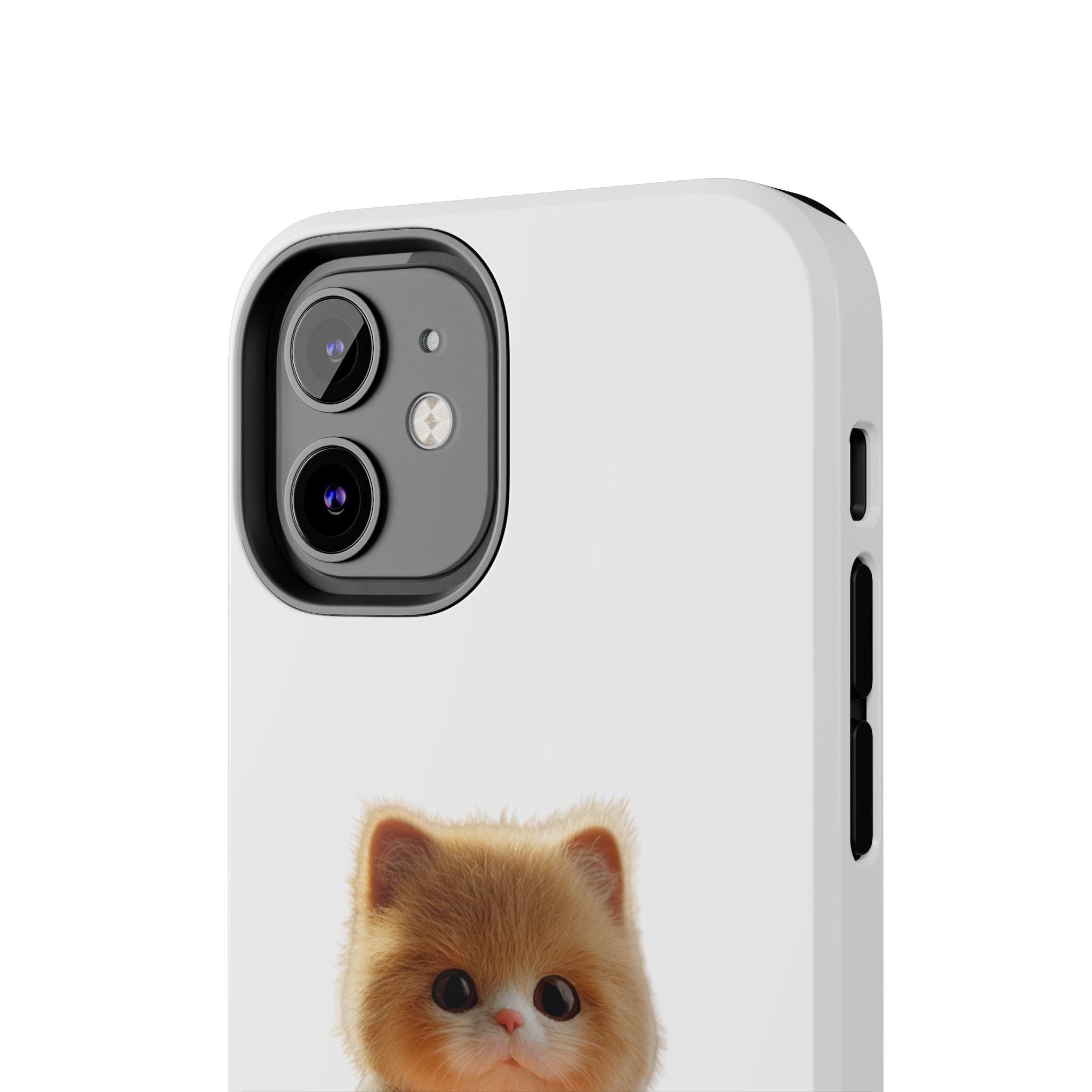 Cute Cat Love Phone Case - Tough Protection with Adorable Design