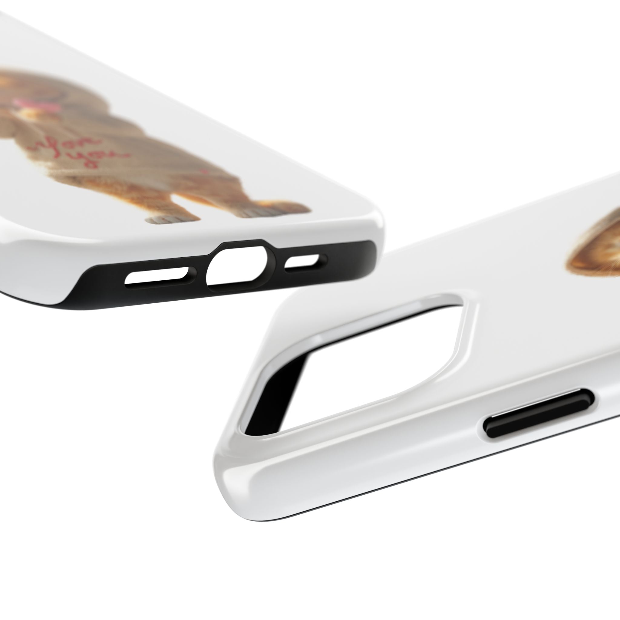 Cute Cat Phone Case - Love You Design