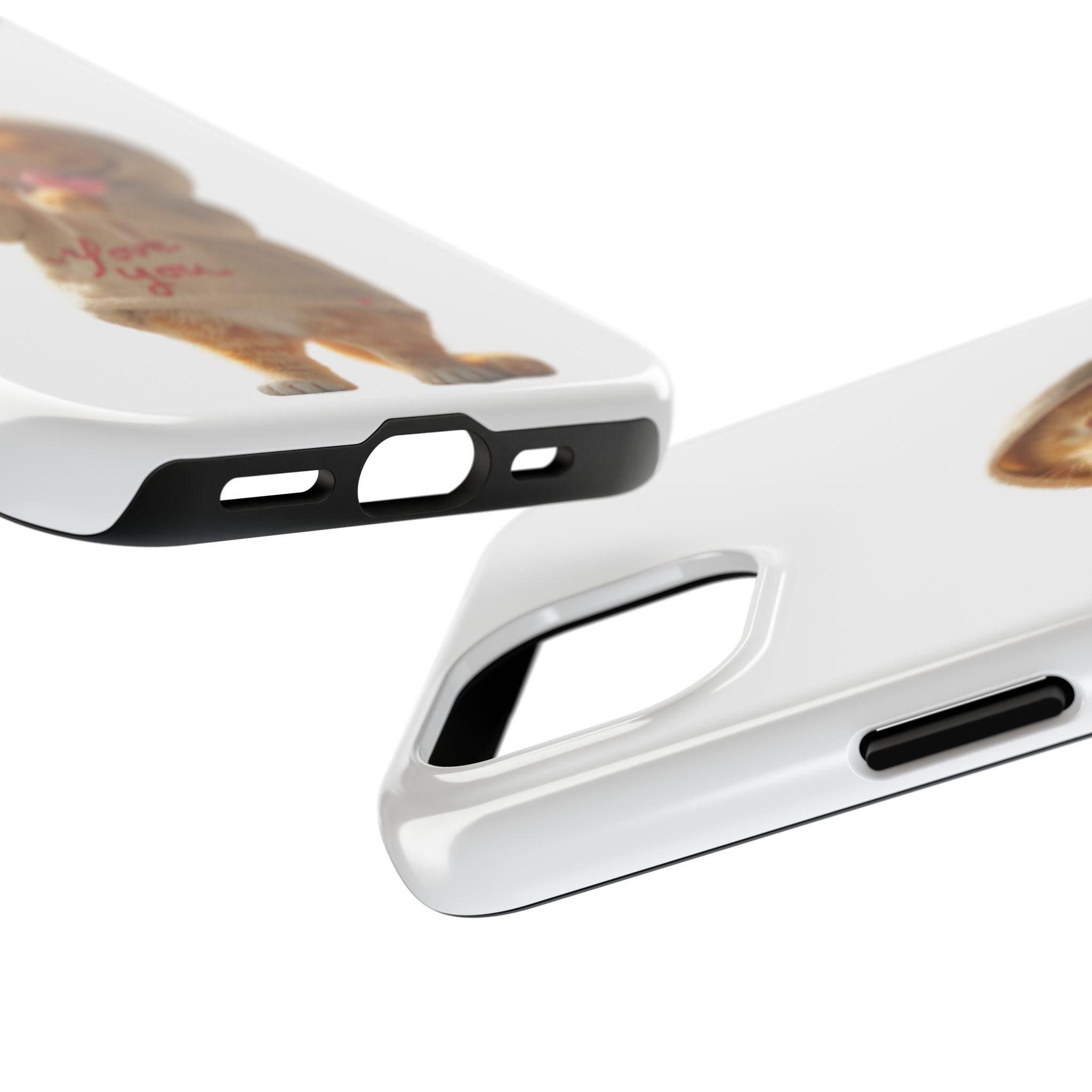 Cute Cat Phone Case - Love You Design