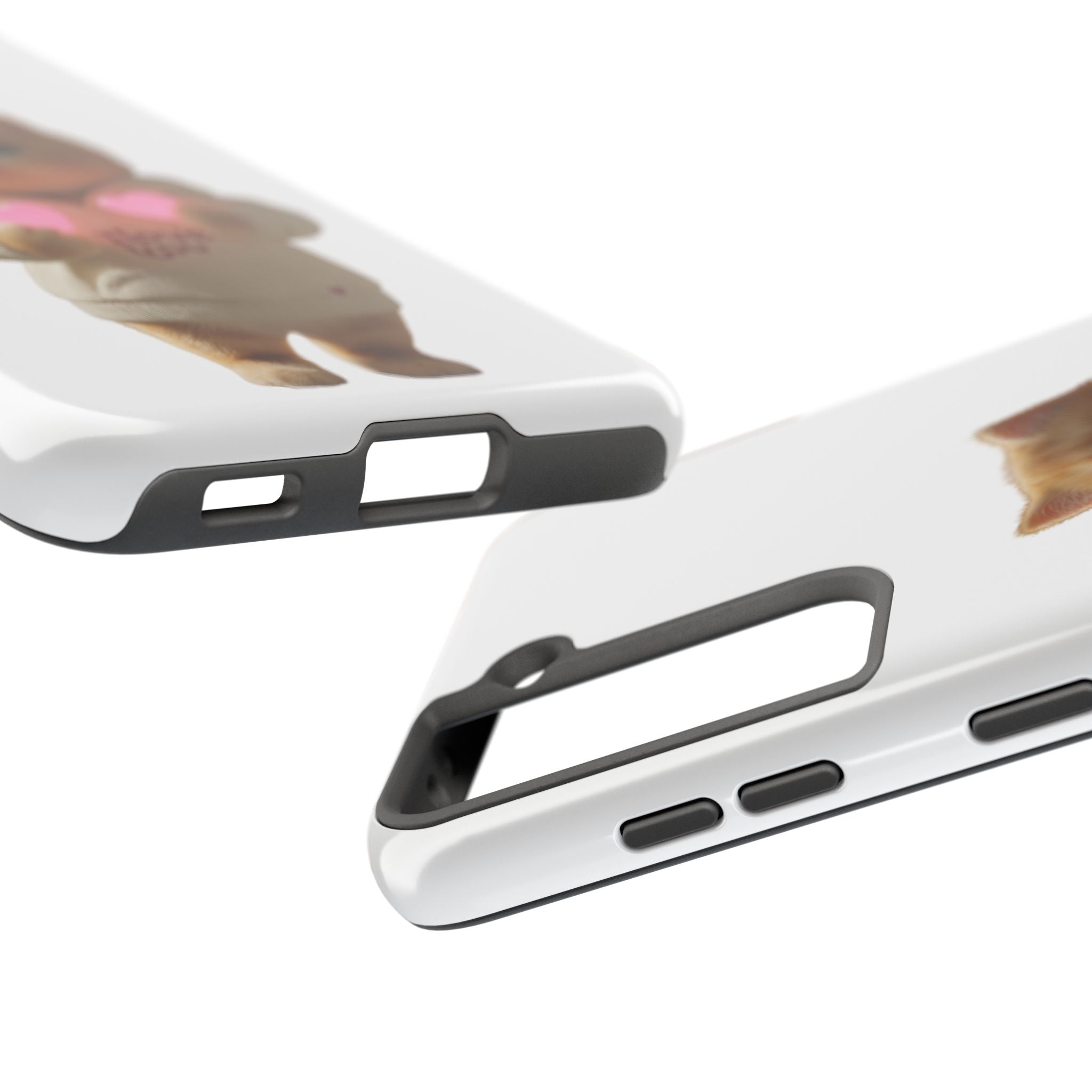 Cute Cat Tough Phone Case - I Love You Design