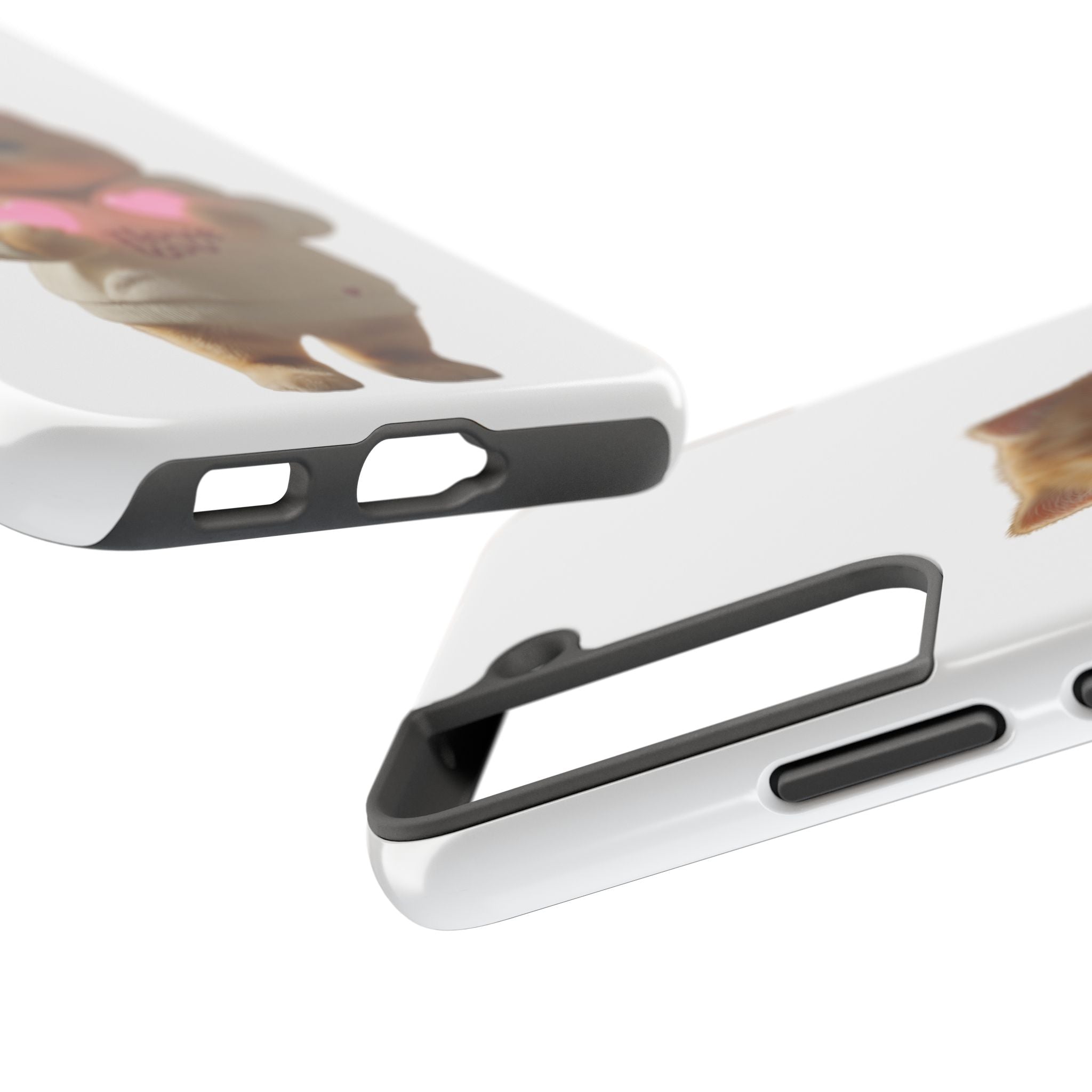 Cute Cat Tough Phone Case - I Love You Design