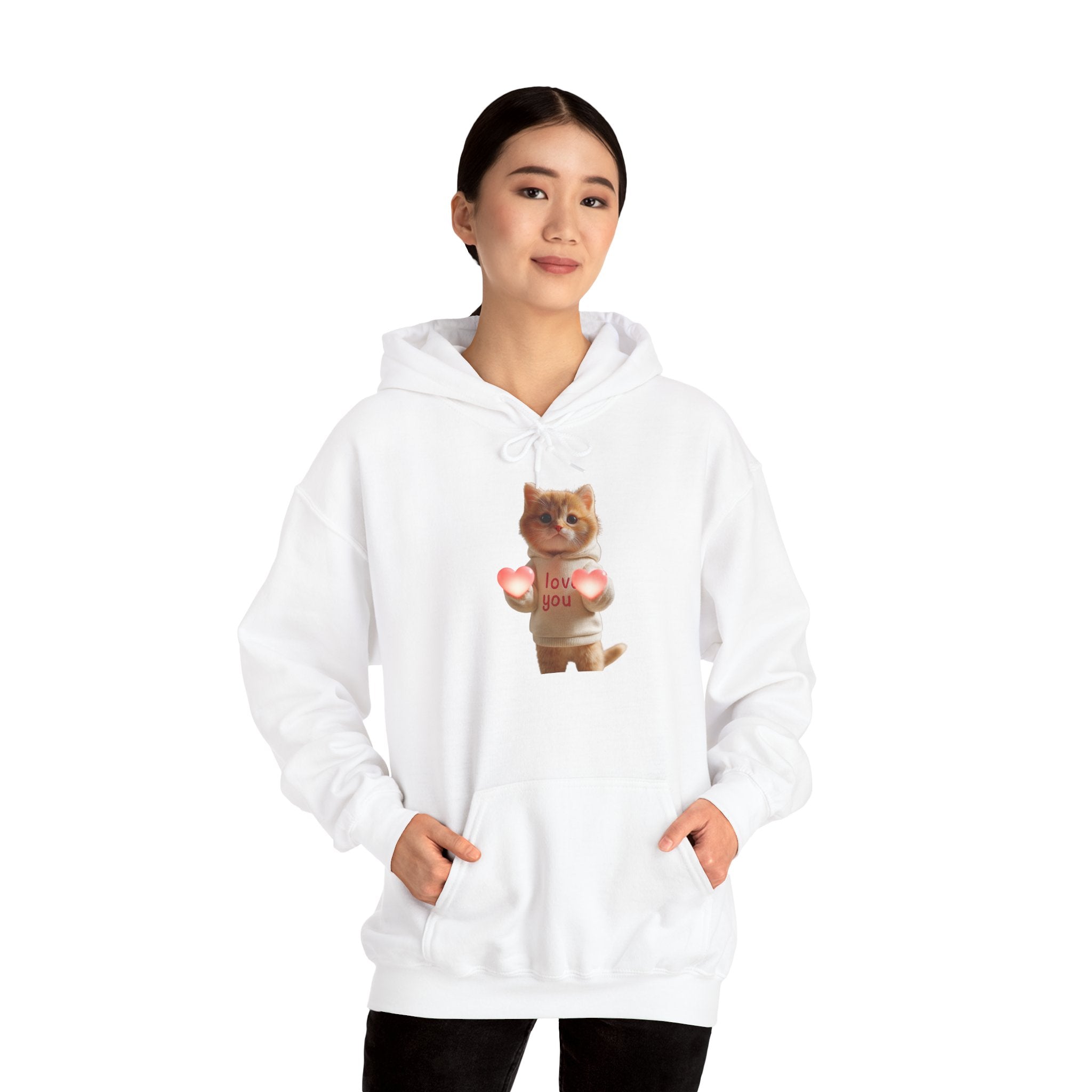 Cute Cat Love Hoodies