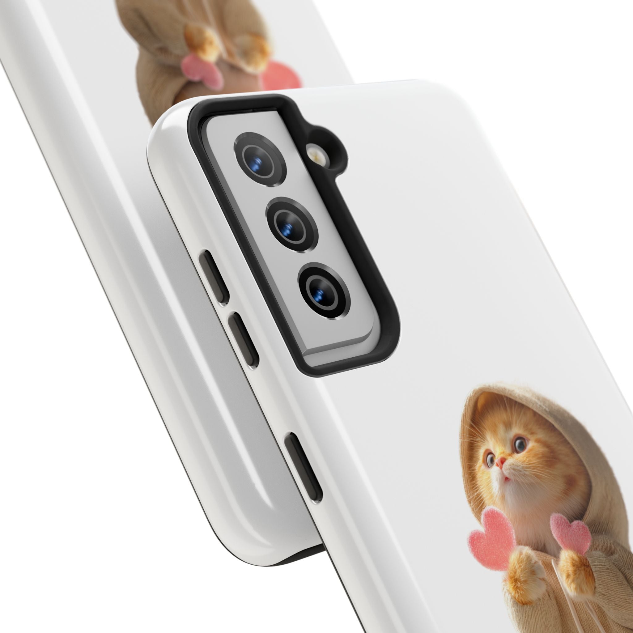Cute Cat Phone Case - Love You Design