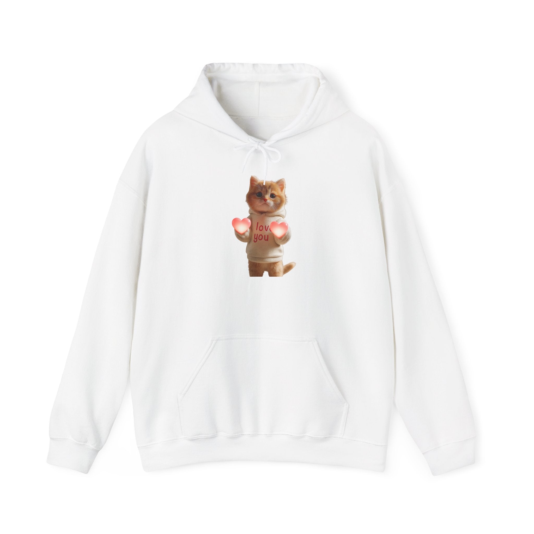 Cute Cat Love Hoodies