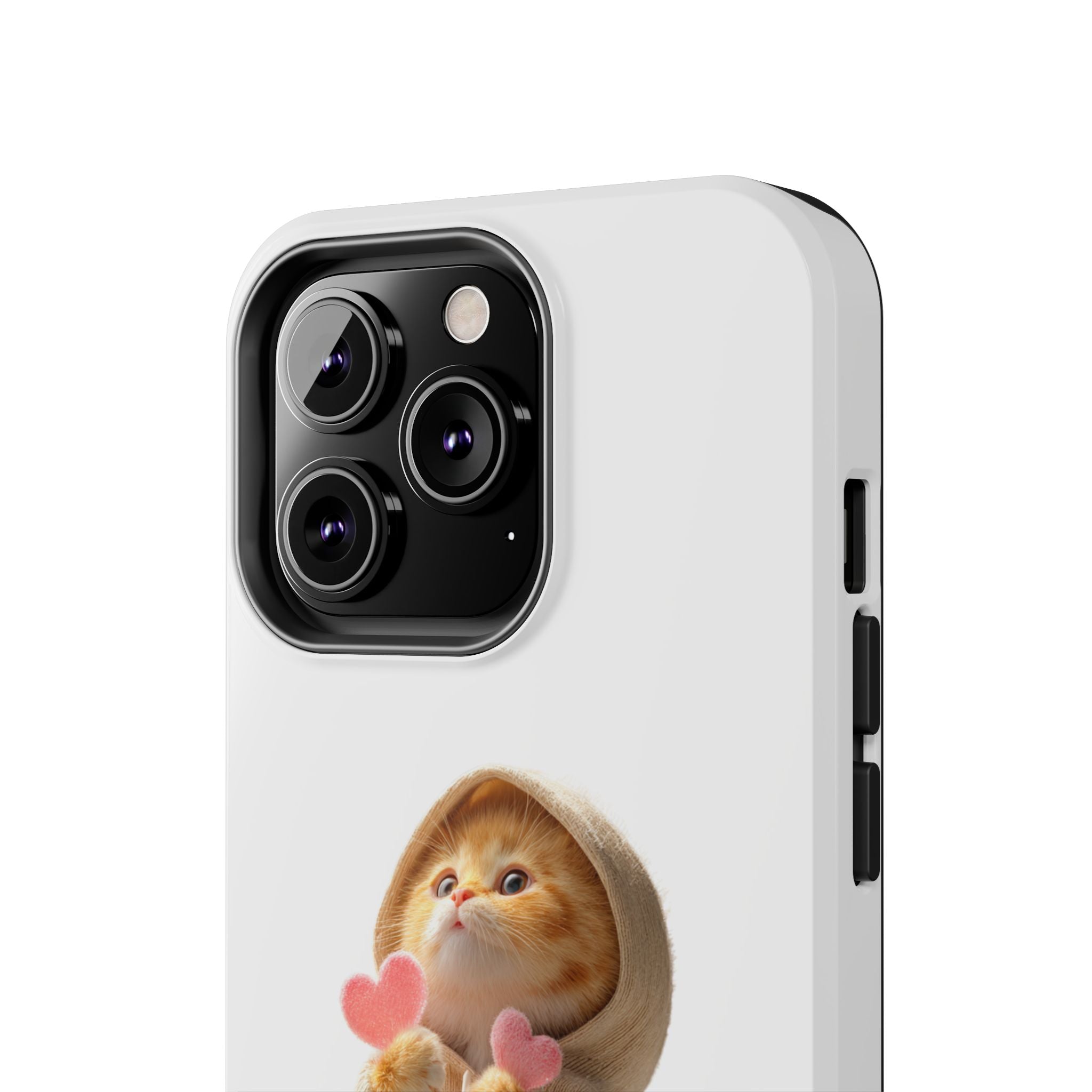 Cute Cat Phone Case - Love You Design