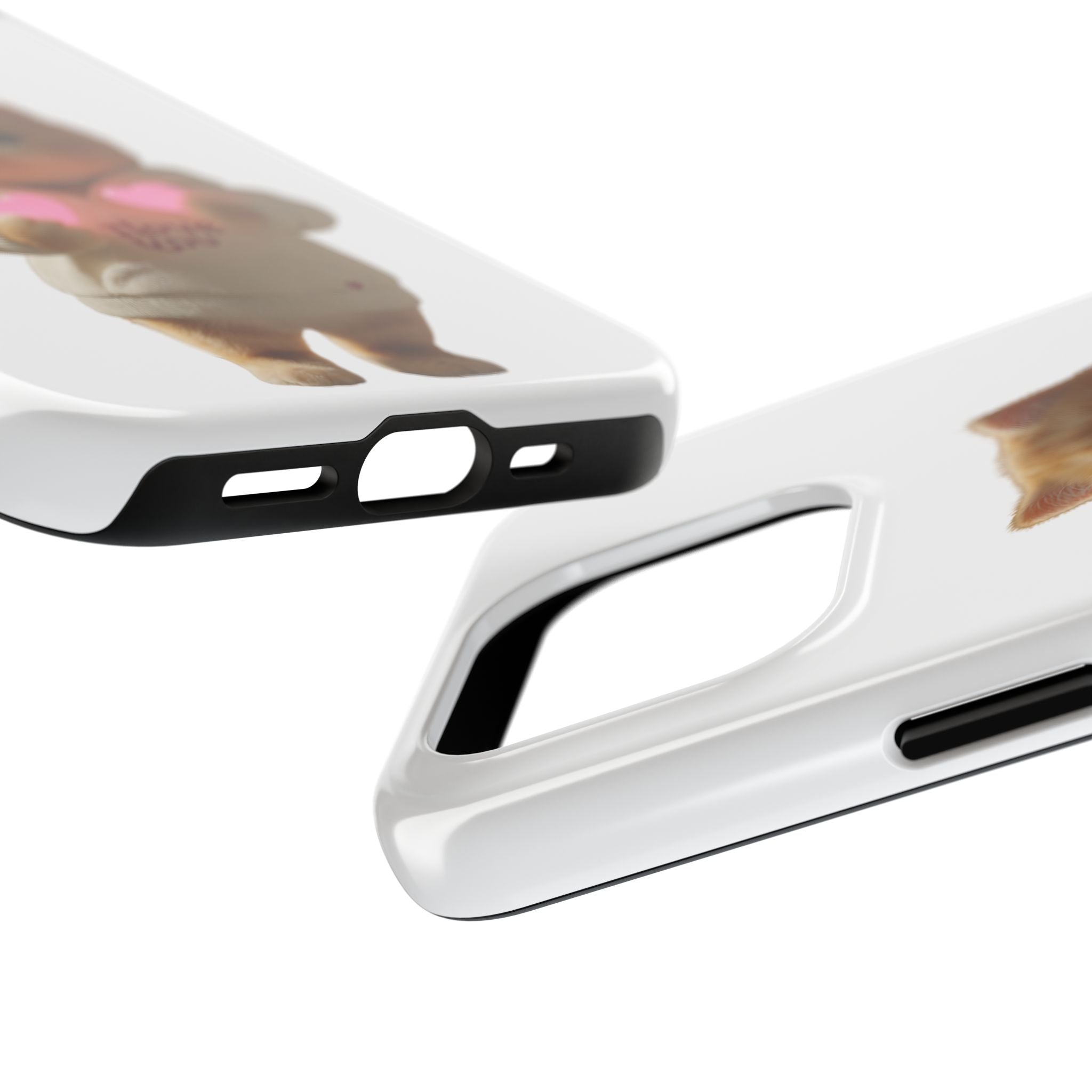 Cute Cat Tough Phone Case - I Love You Design