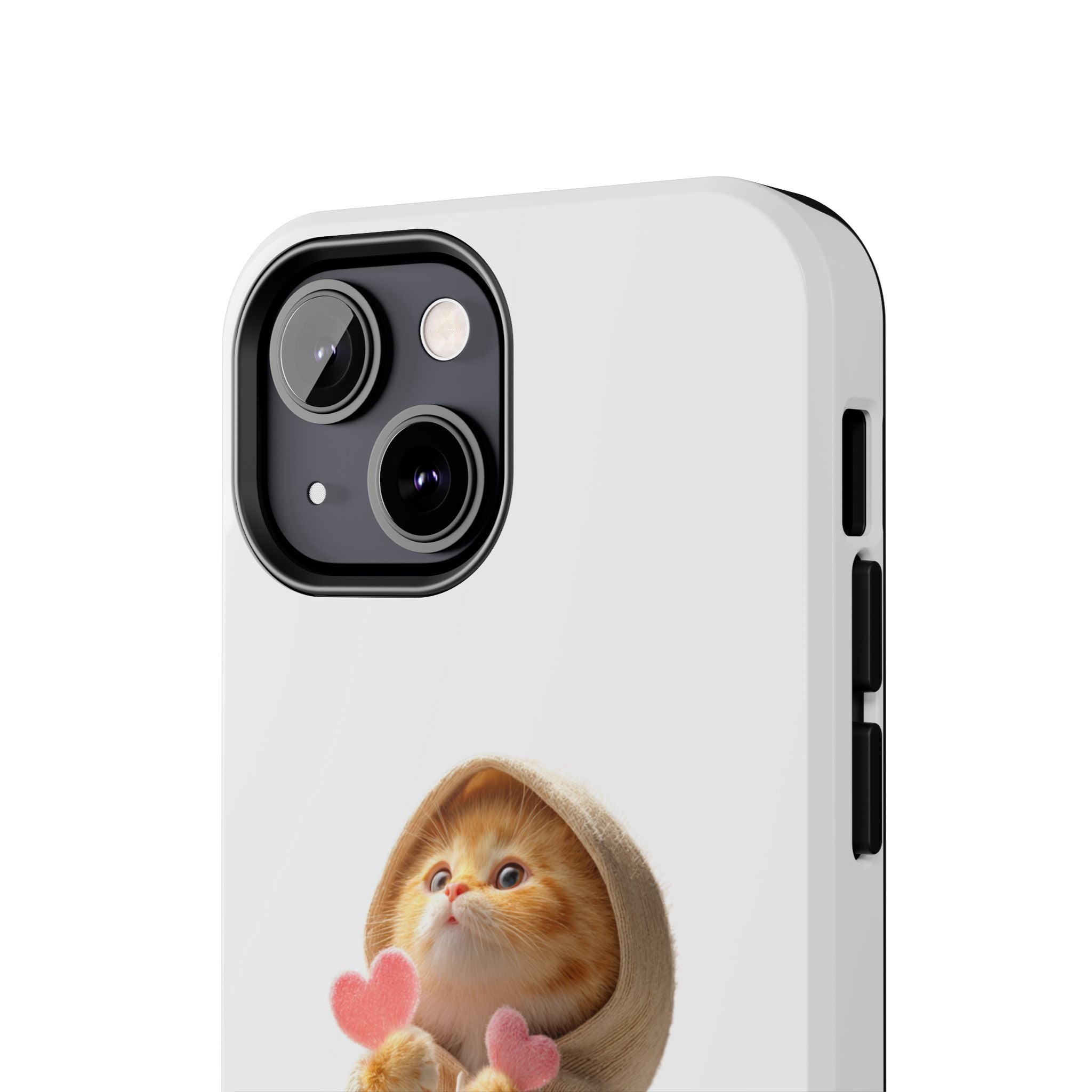 Cute Cat Phone Case - Love You Design