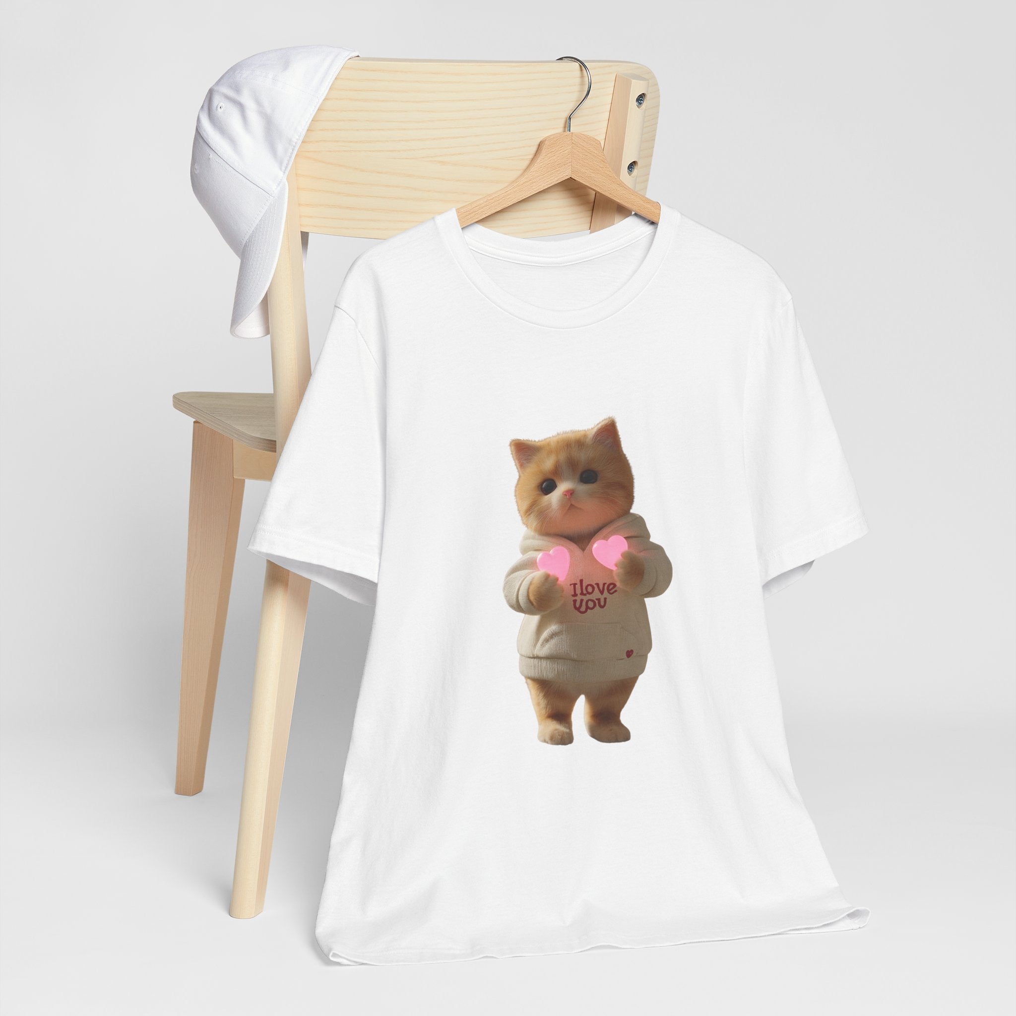Cute Cat Love Jersey Tee
