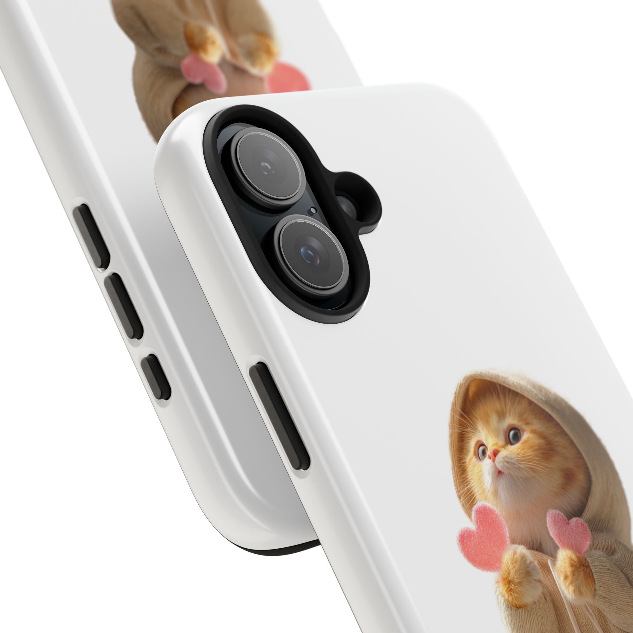 Cute Cat Phone Case - Love You Design