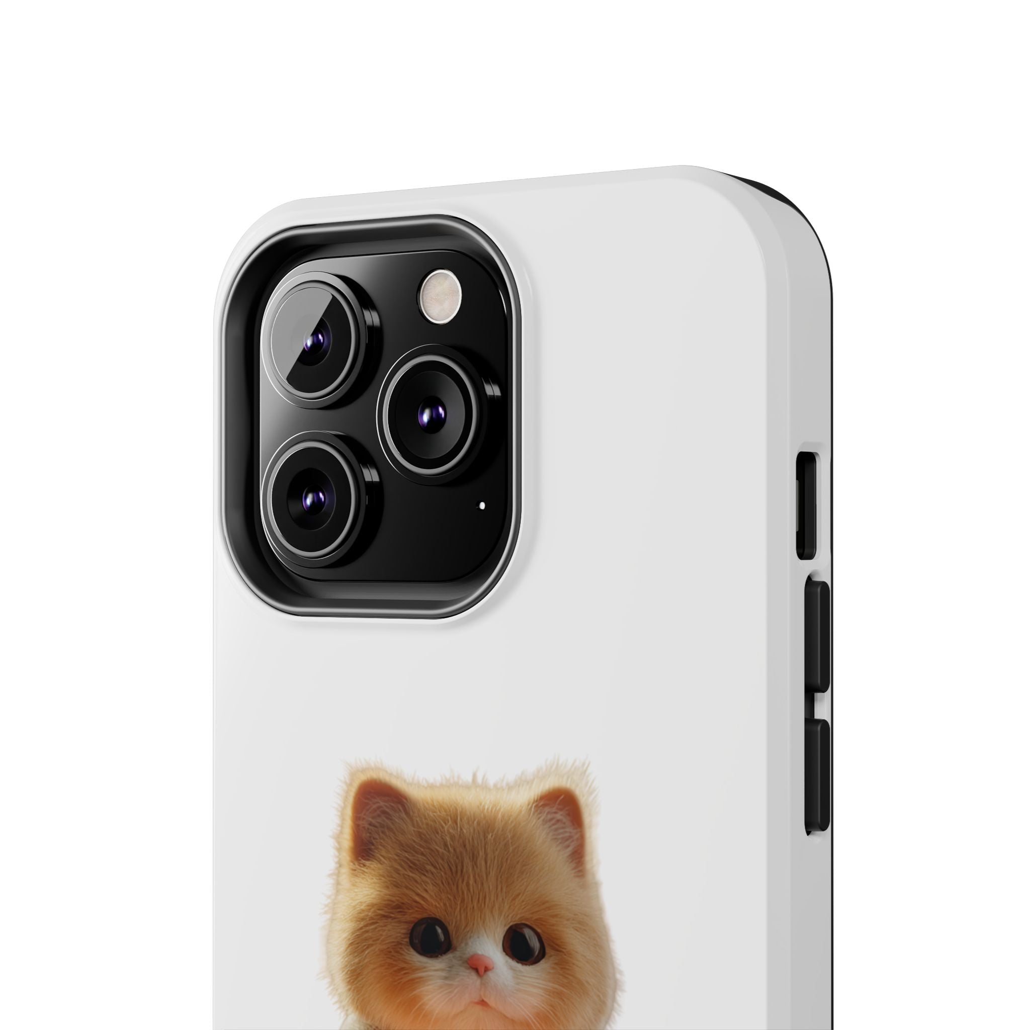 Cute Cat Love Phone Case - Tough Protection with Adorable Design