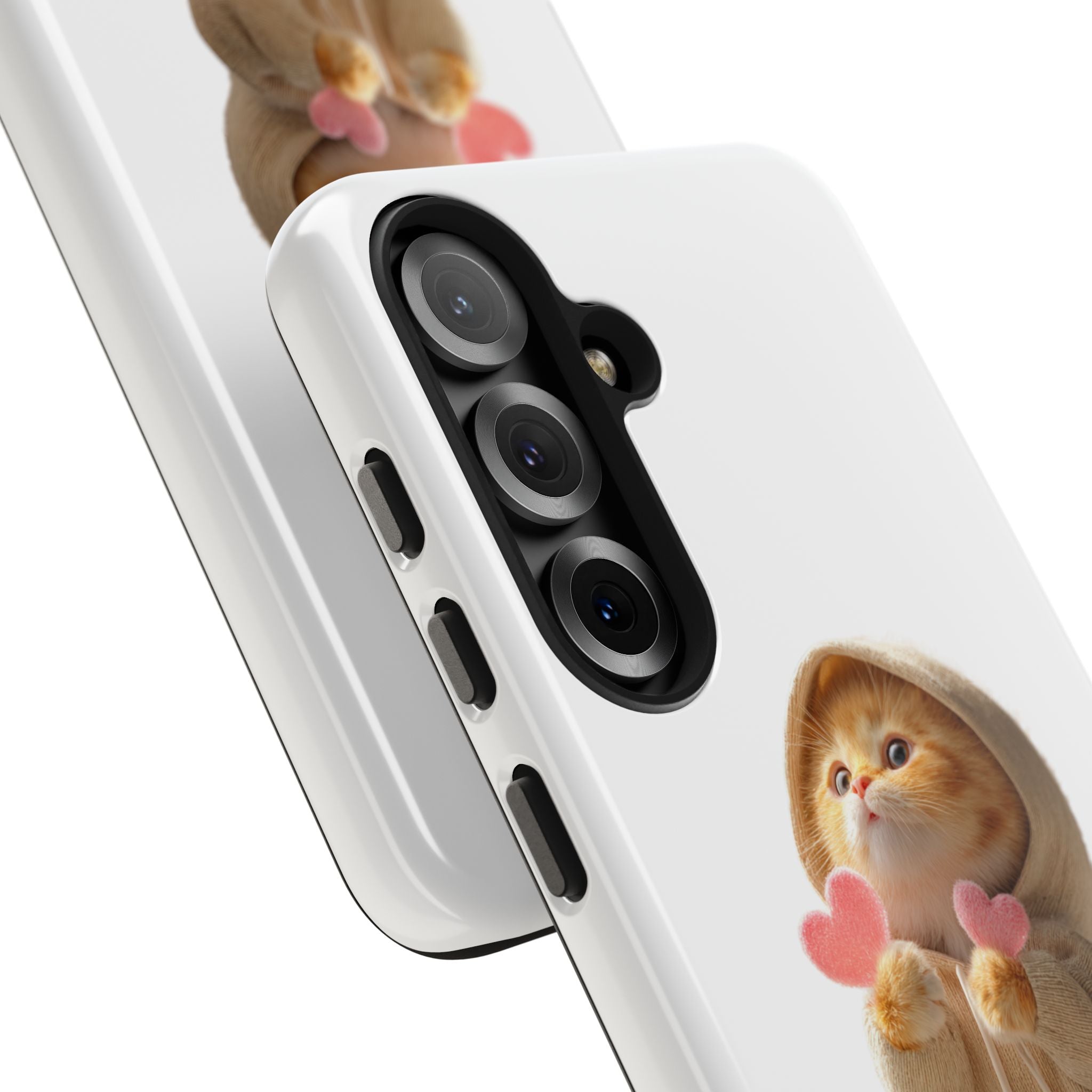 Cute Cat Phone Case - Love You Design