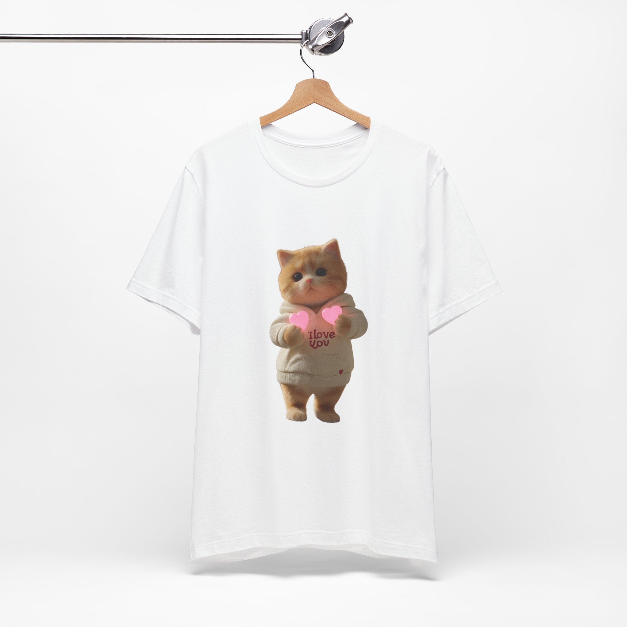 Cute Cat Love Jersey Tee