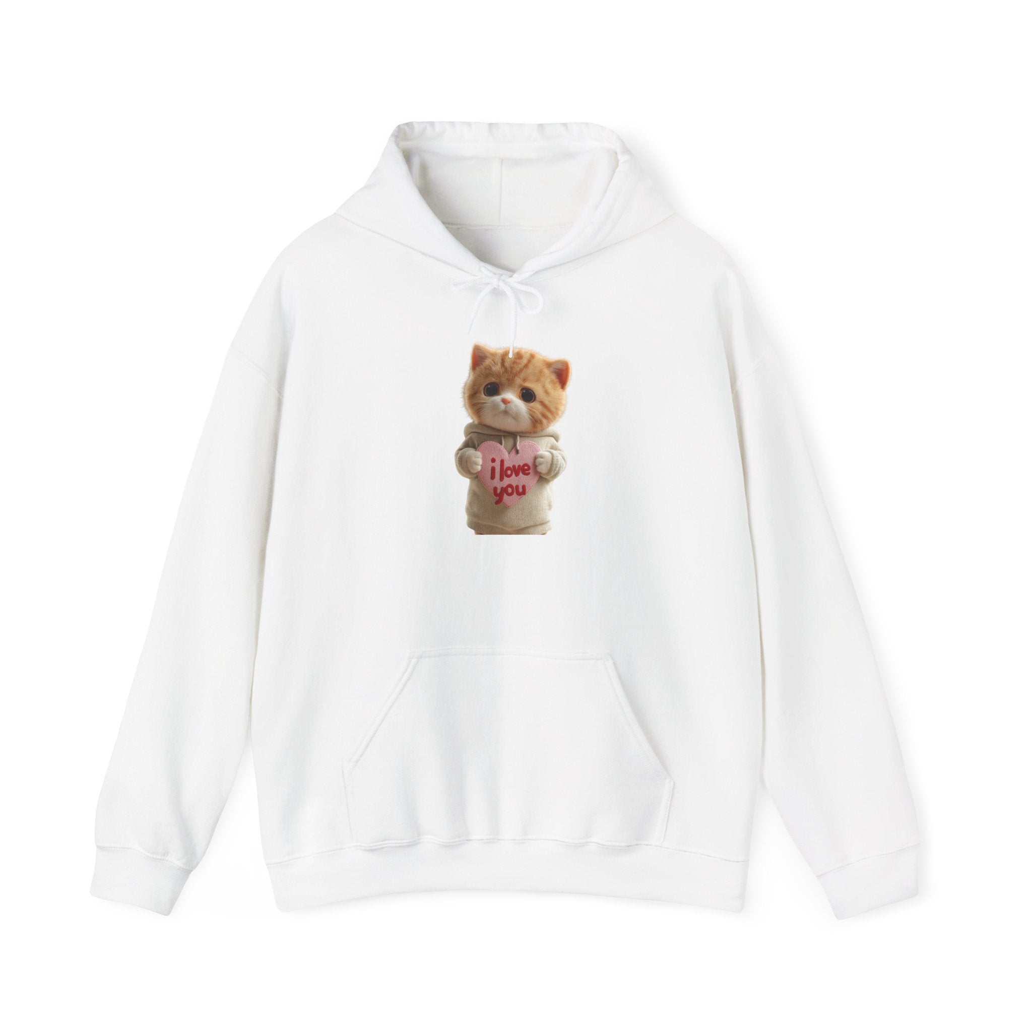 Cute Cat Love Hoodie