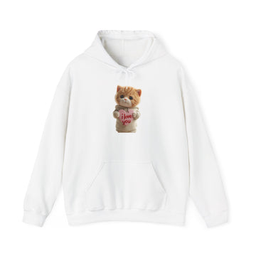 Cute Cat Love Hoodie