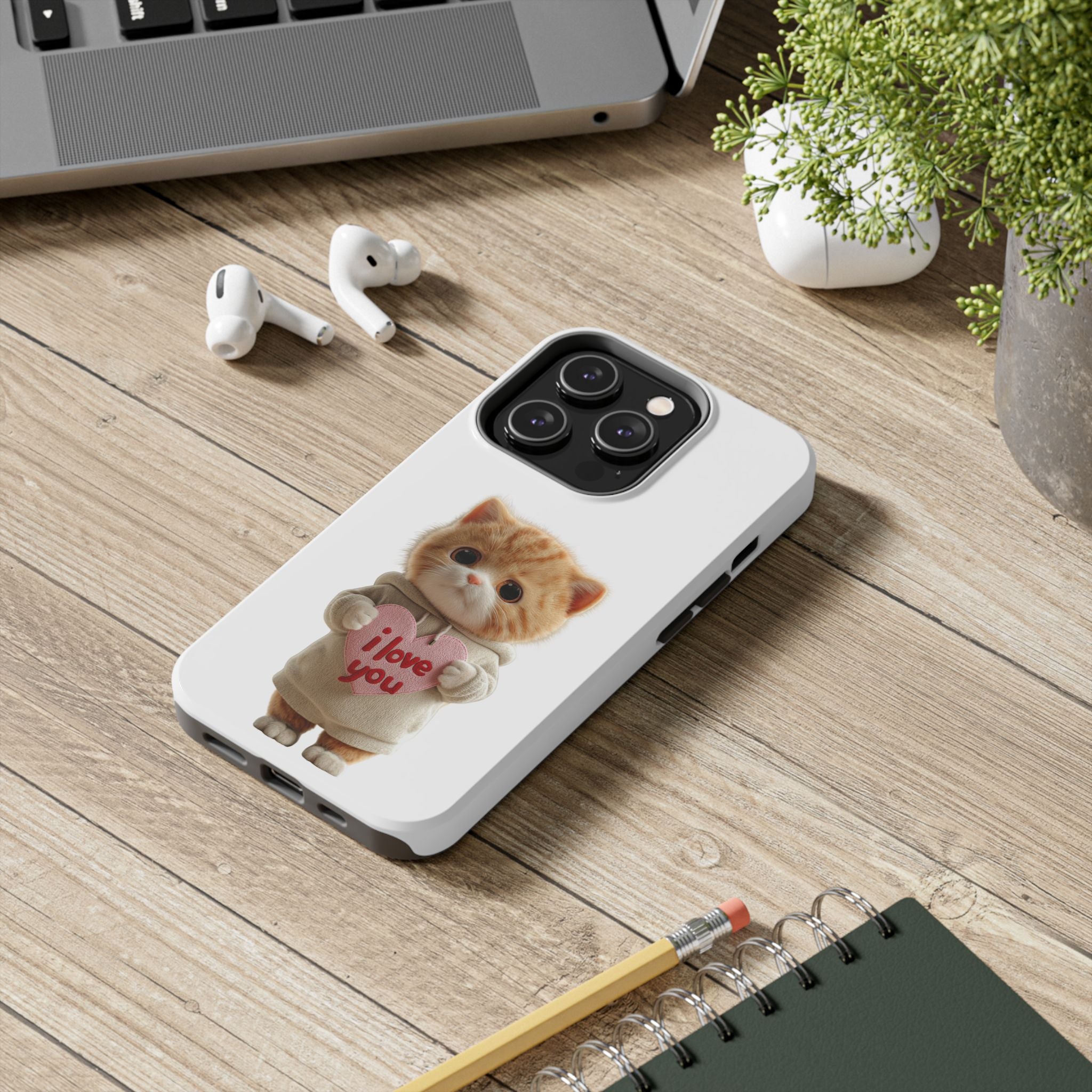 Cute Cat Love Phone Case