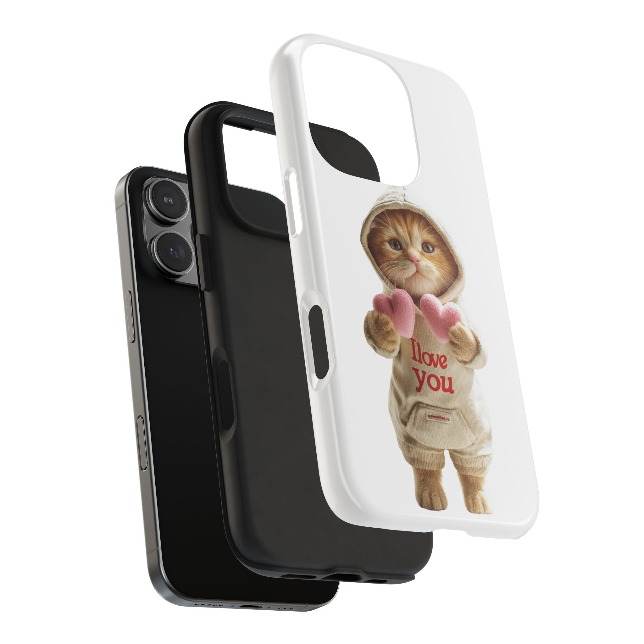Cute Cat Love Phone Case