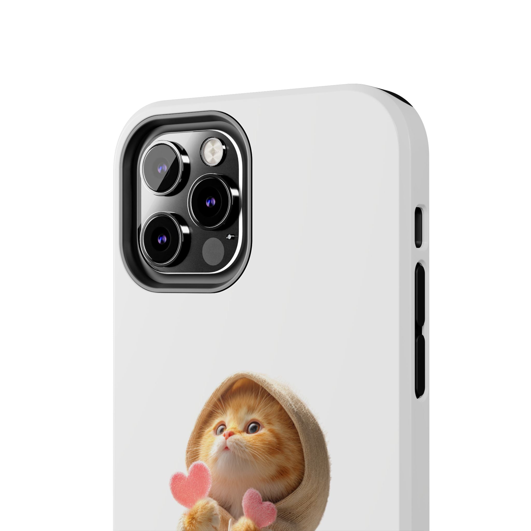 Cute Cat Phone Case - Love You Design