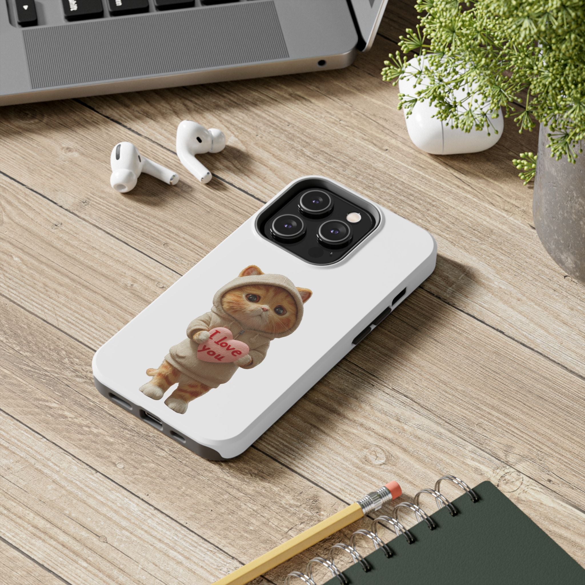 Cute Cat Love Phone Case
