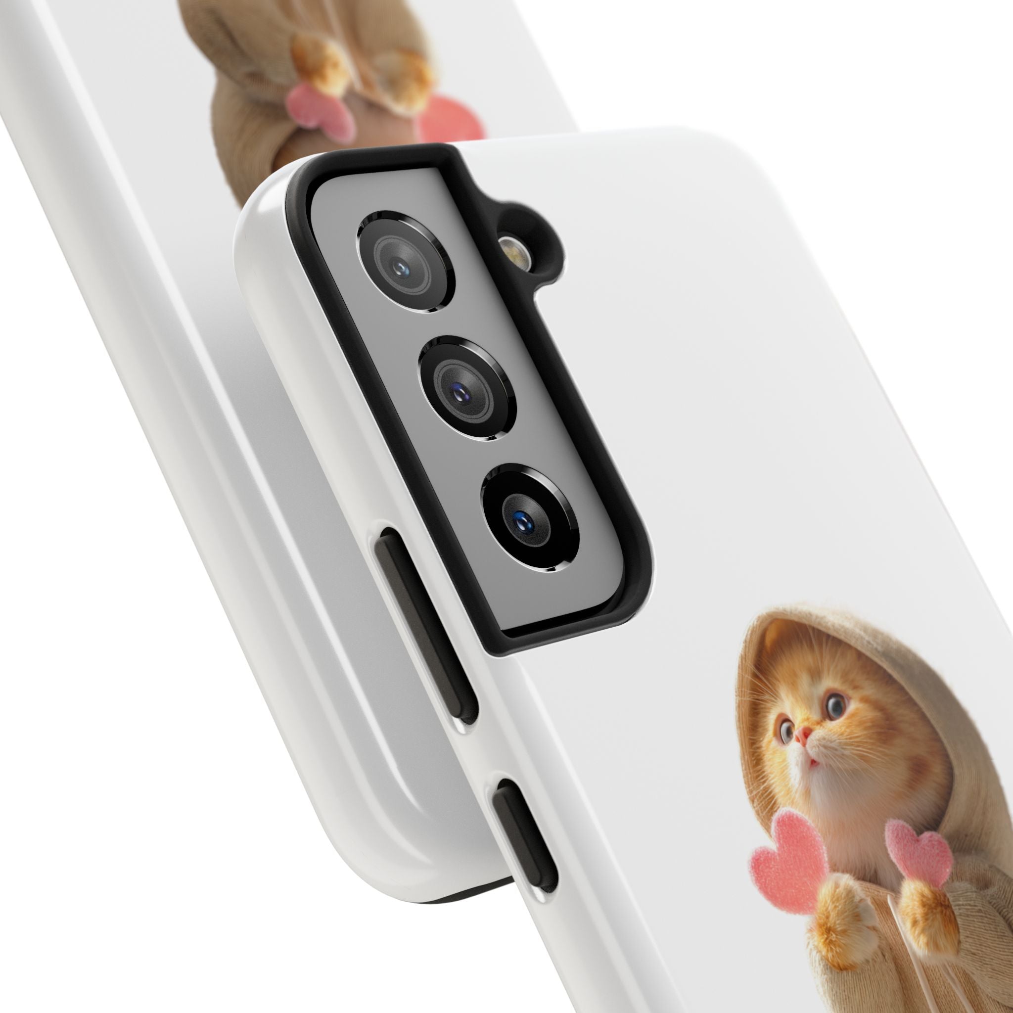 Cute Cat Phone Case - Love You Design