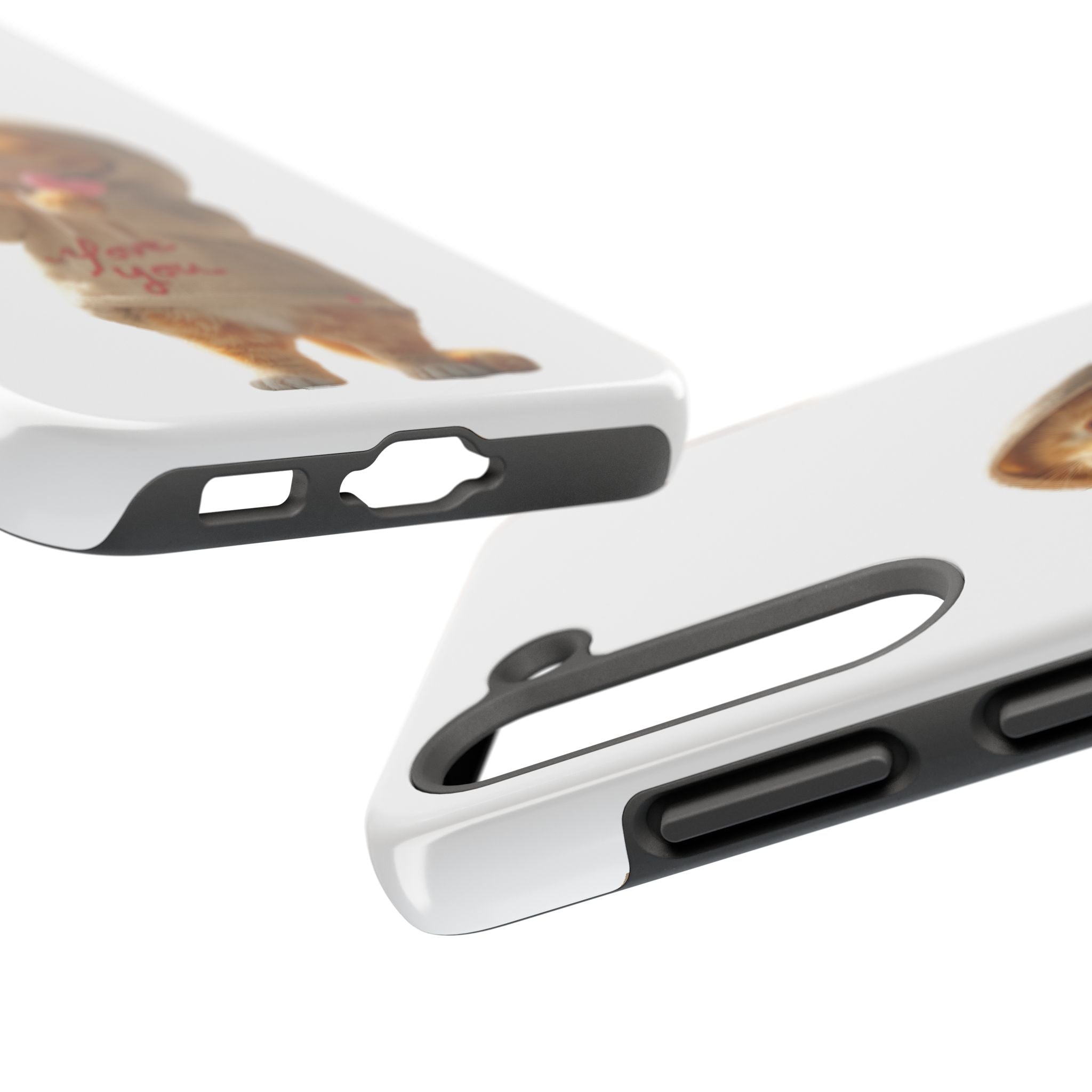 Cute Cat Phone Case - Love You Design