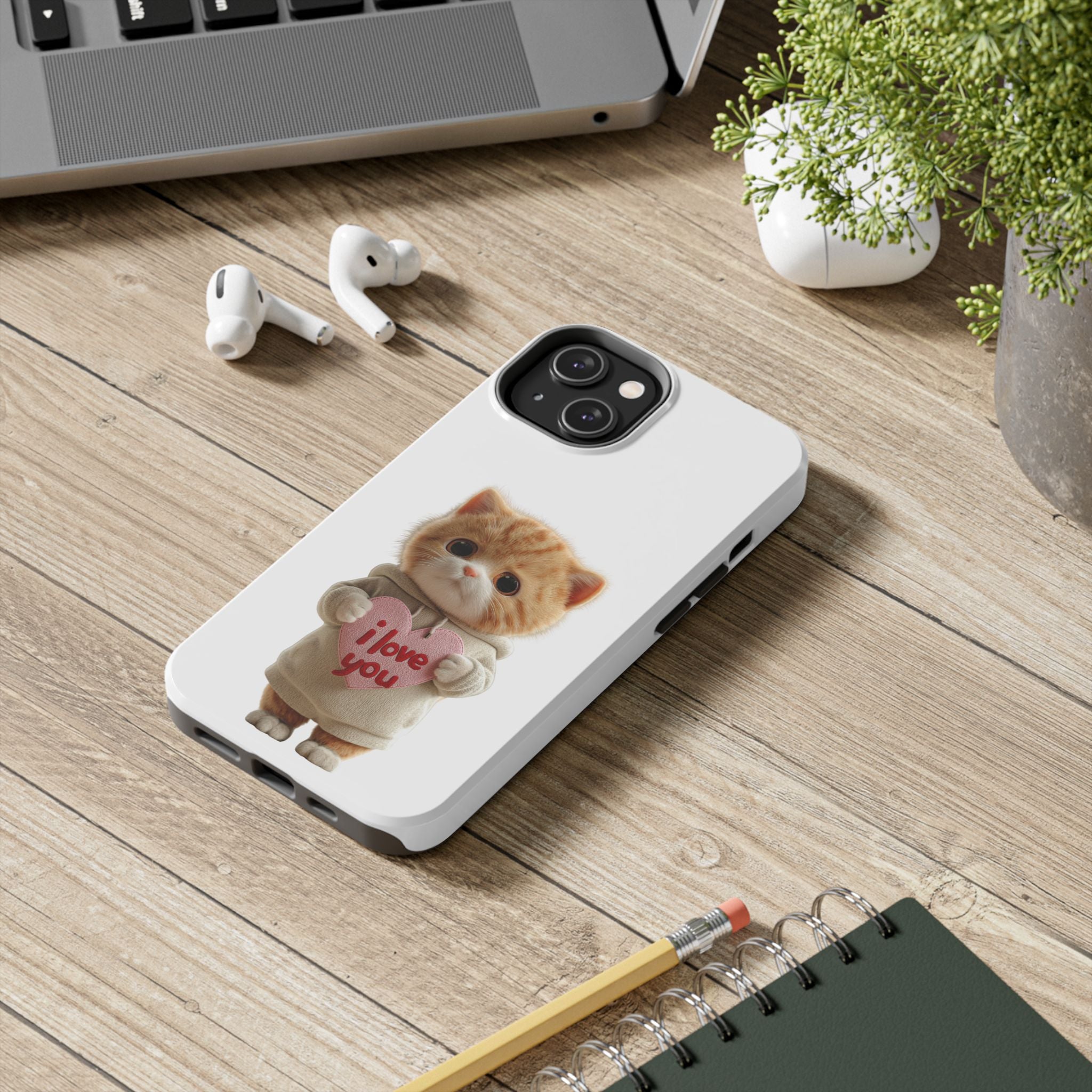 Cute Cat Love Phone Case