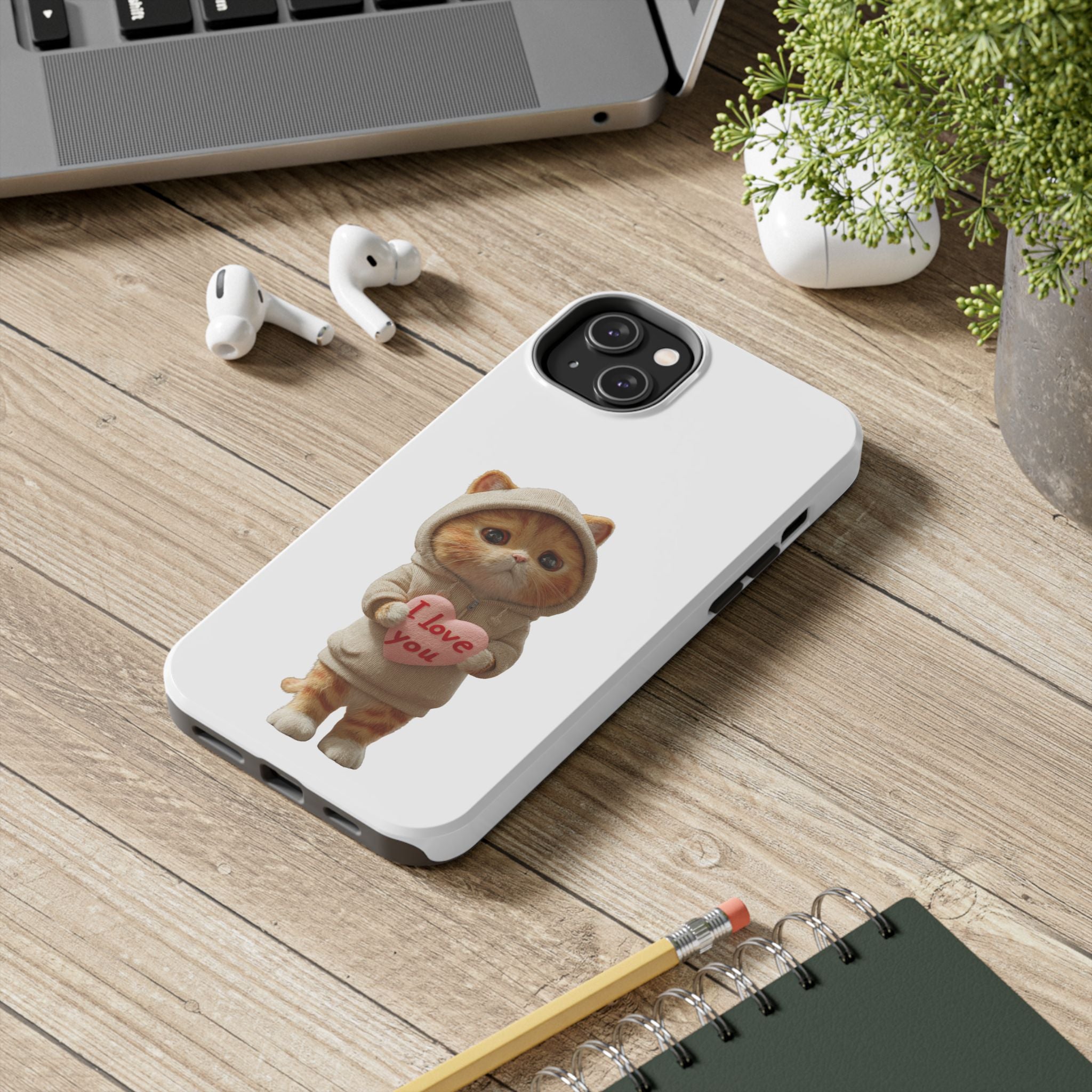 Cute Cat Love Phone Case