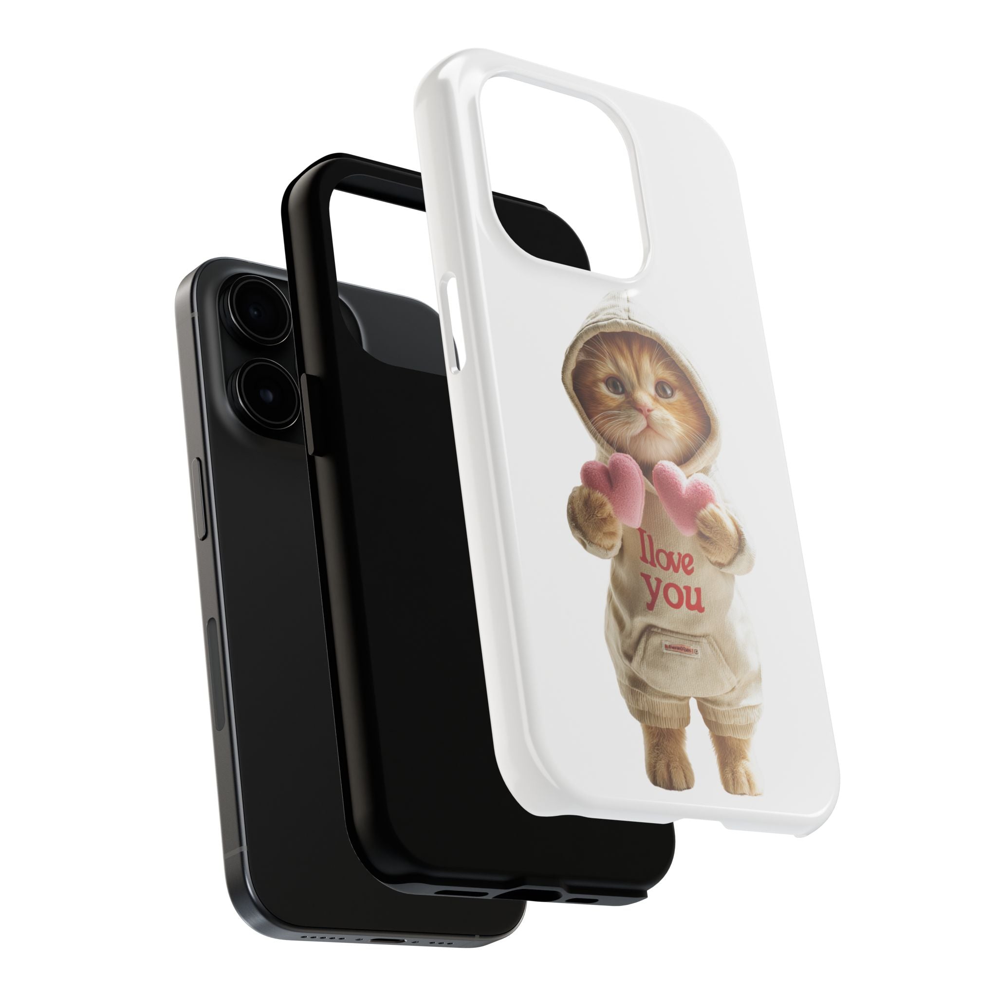 Cute Cat Love Phone Case