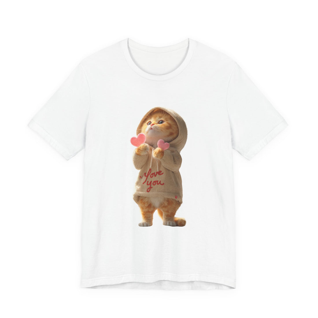 Smiley Cat ILU Shirt
