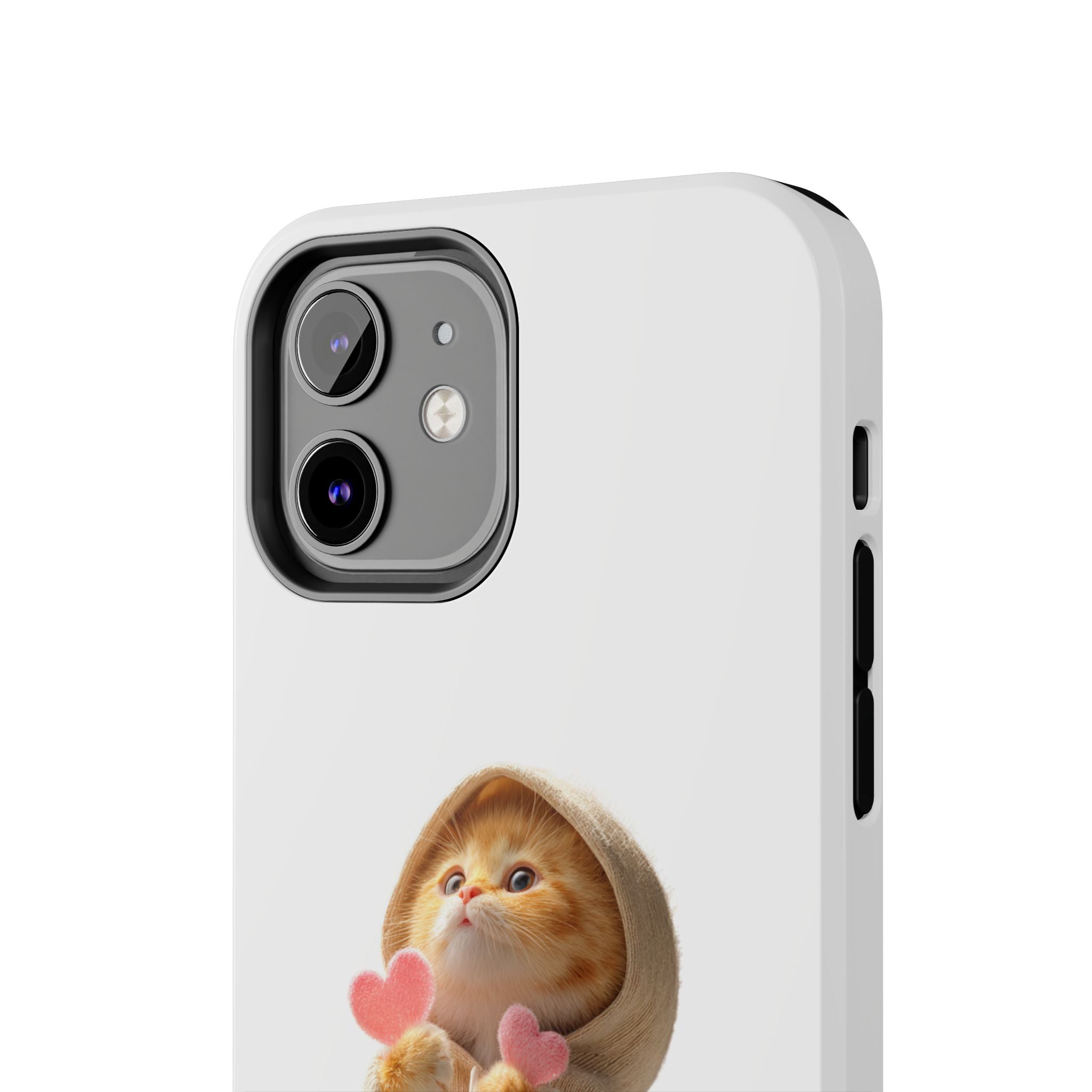 Cute Cat Phone Case - Love You Design