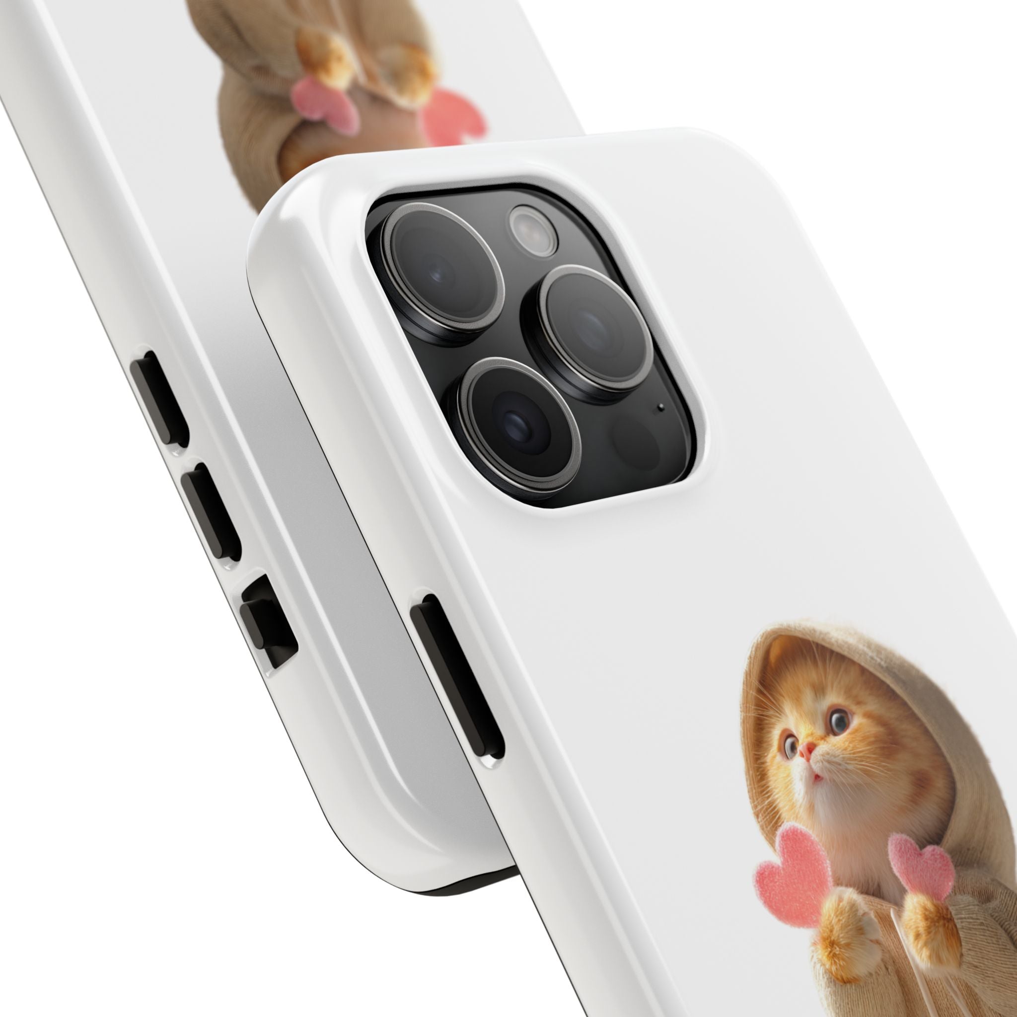 Cute Cat Phone Case - Love You Design