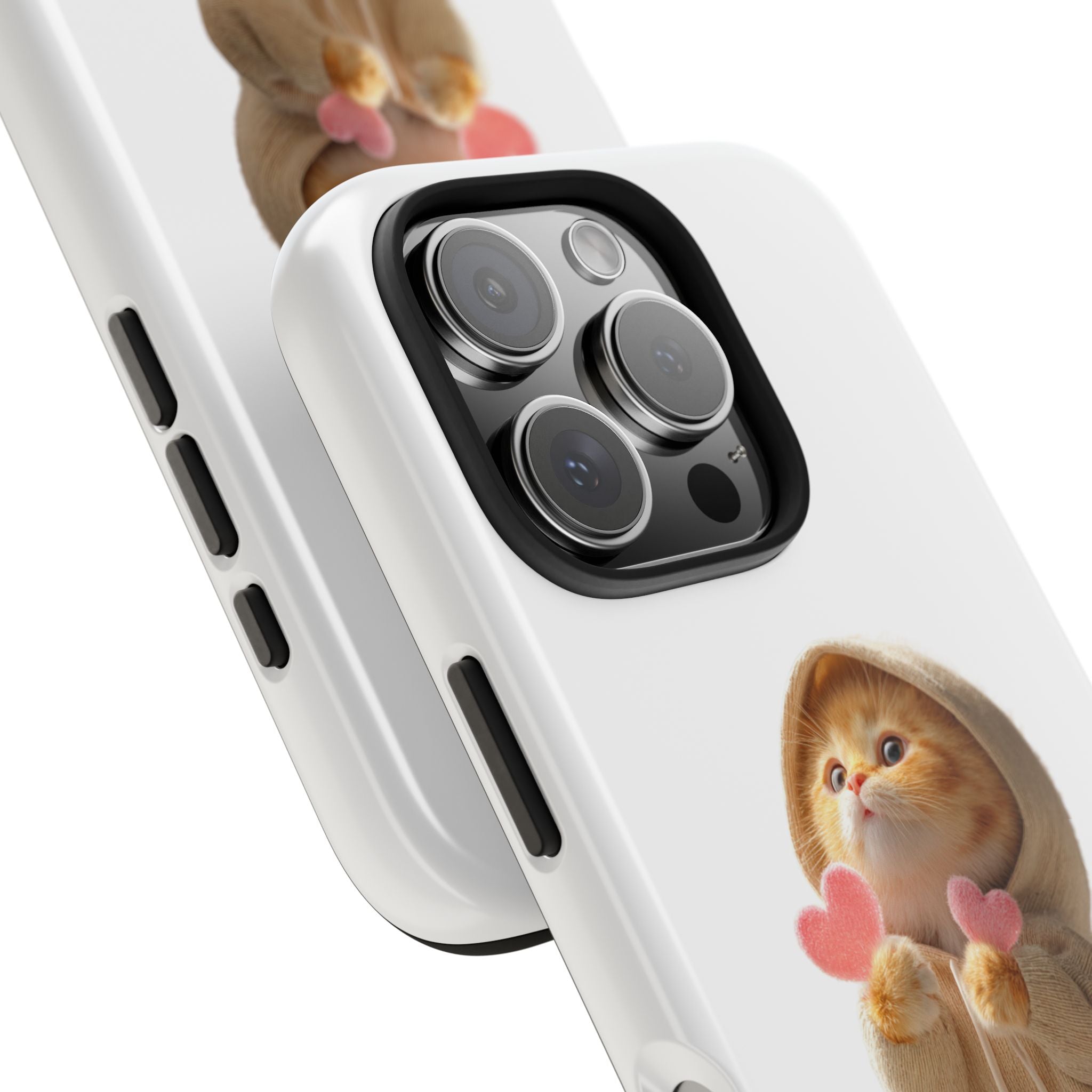 Cute Cat Phone Case - Love You Design