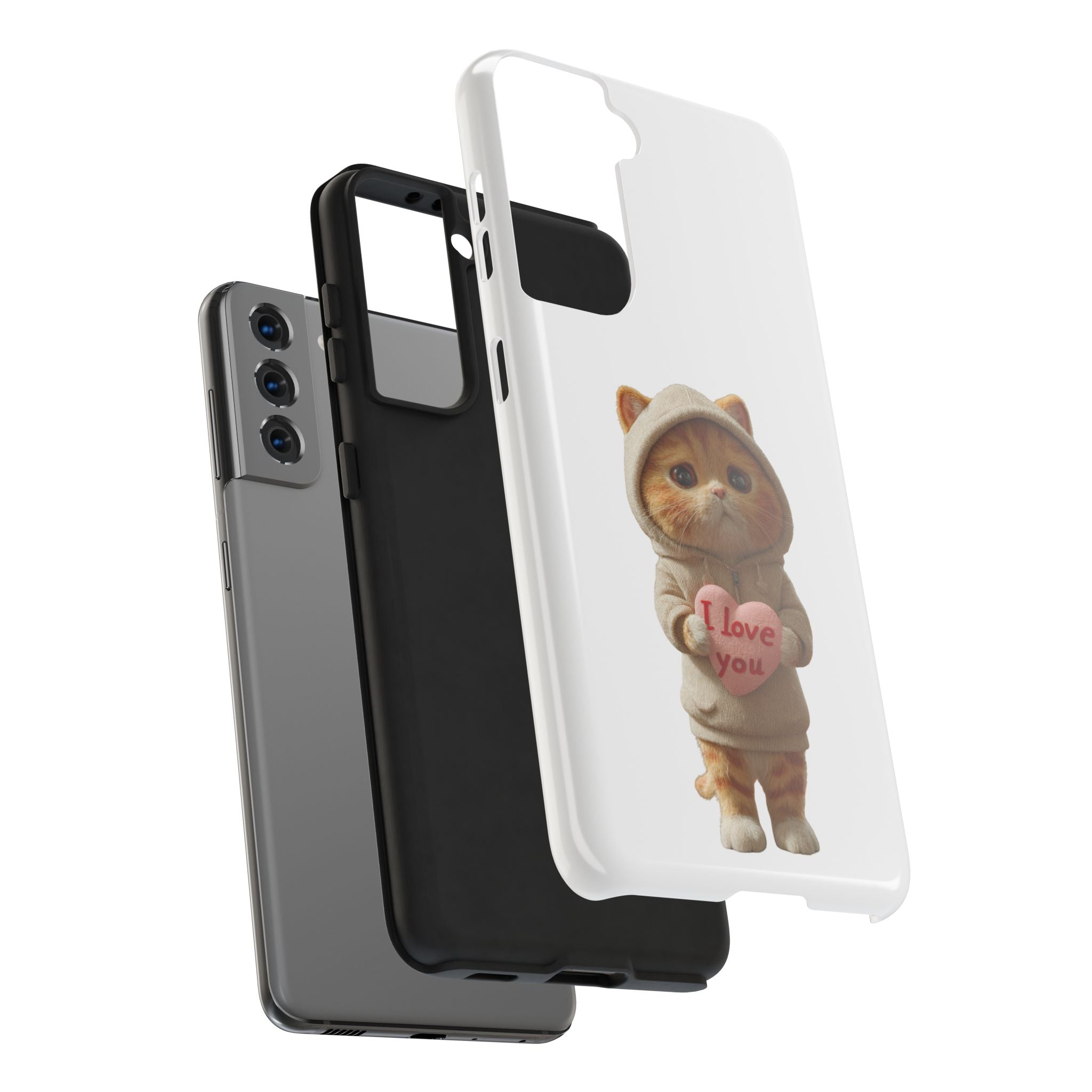 Cute Cat Love Phone Case