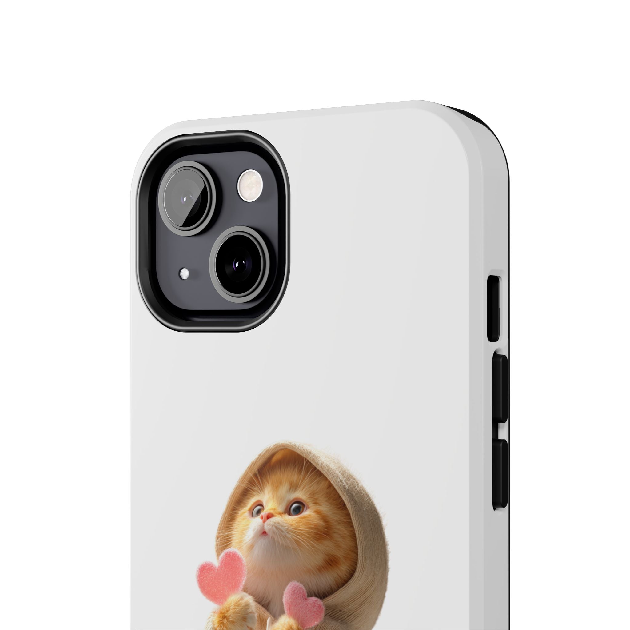Cute Cat Phone Case - Love You Design