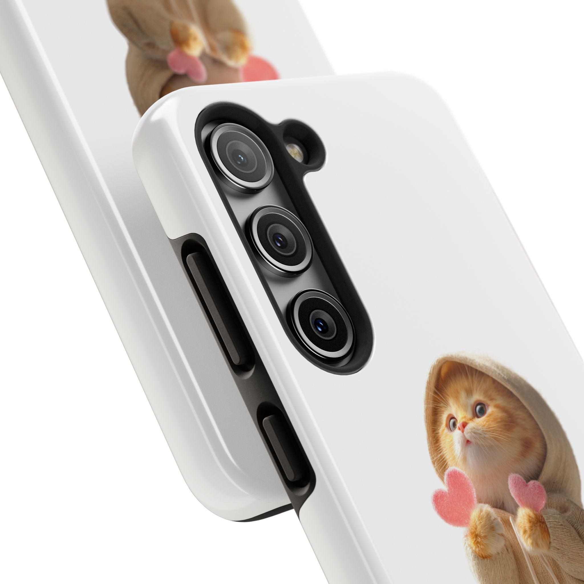 Cute Cat Phone Case - Love You Design