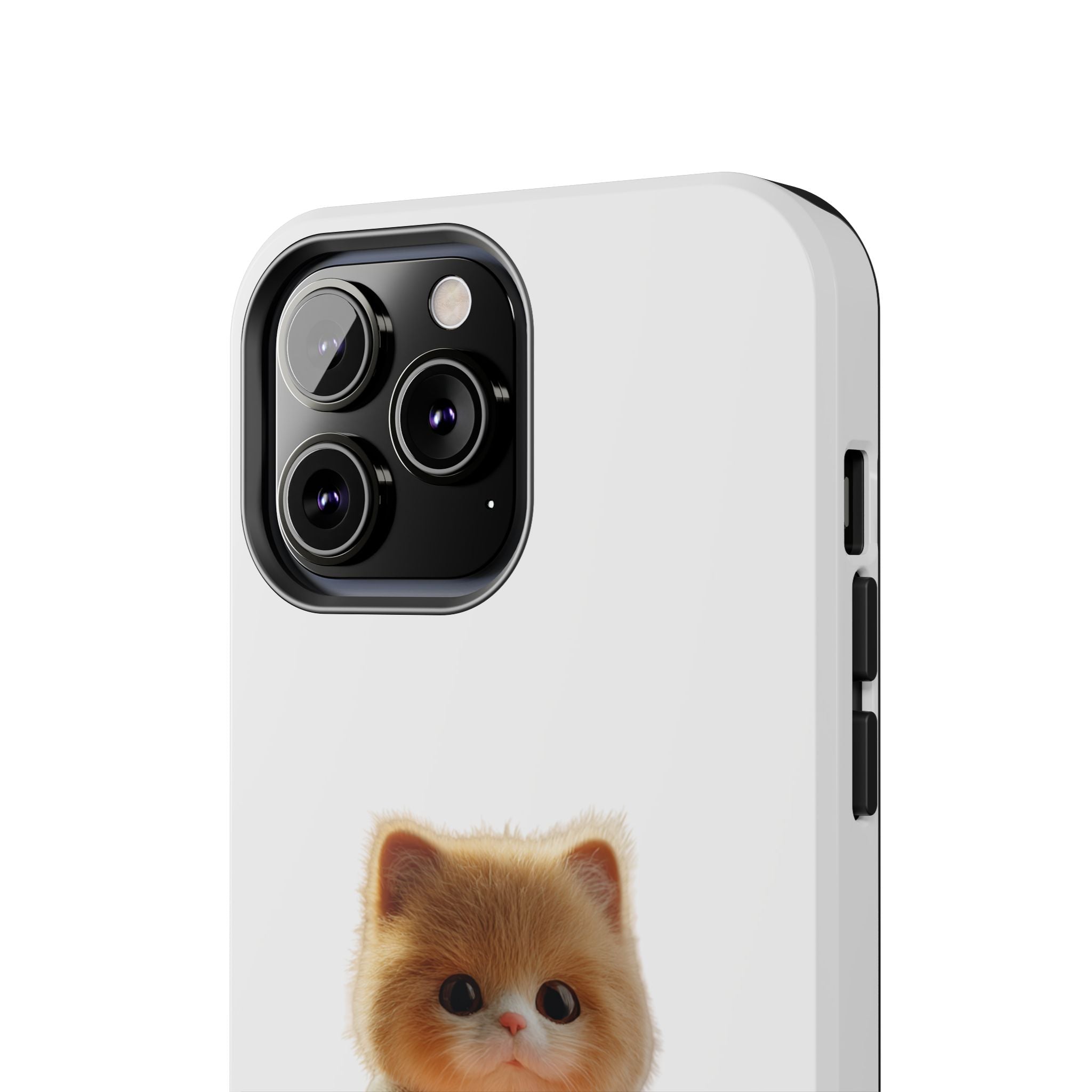 Cute Cat Love Phone Case - Tough Protection with Adorable Design