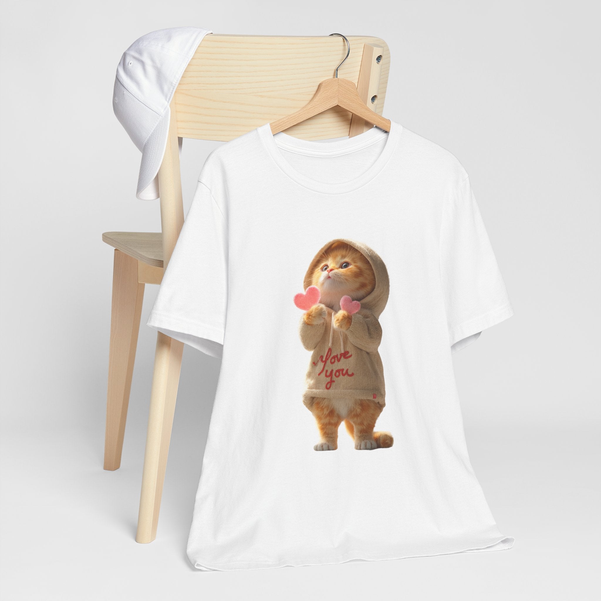 Smiley Cat ILU Shirt