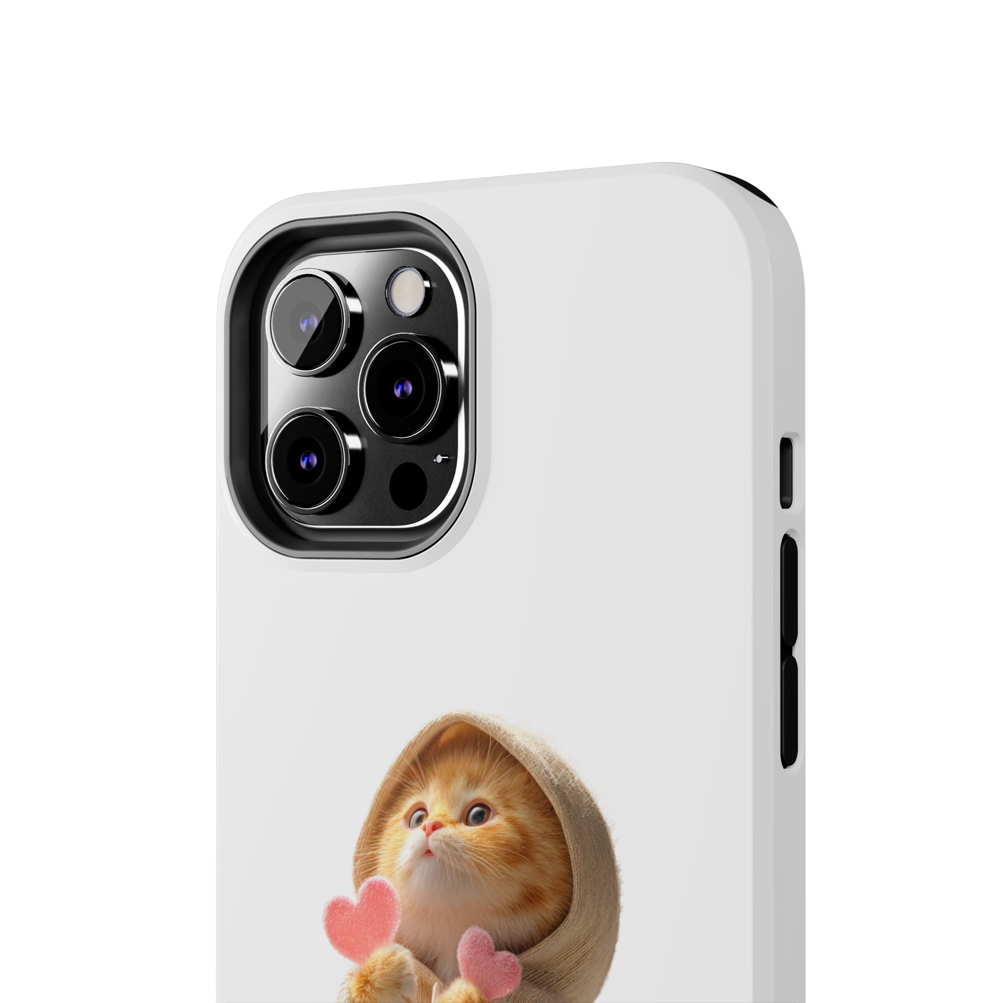 Cute Cat Phone Case - Love You Design