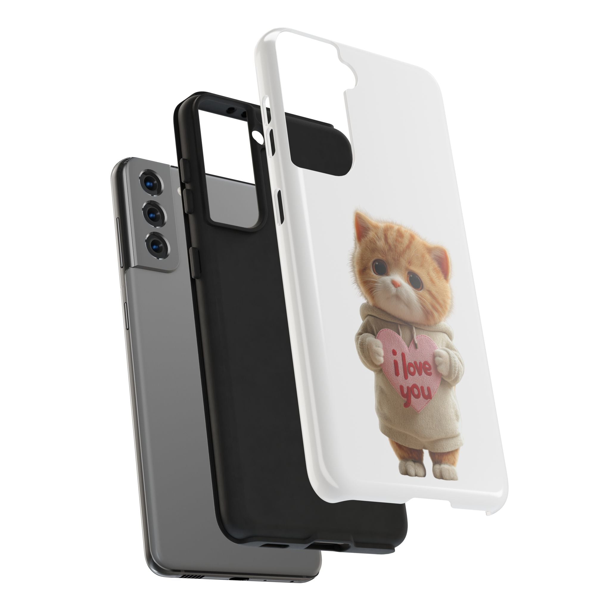 Cute Cat Love Phone Case