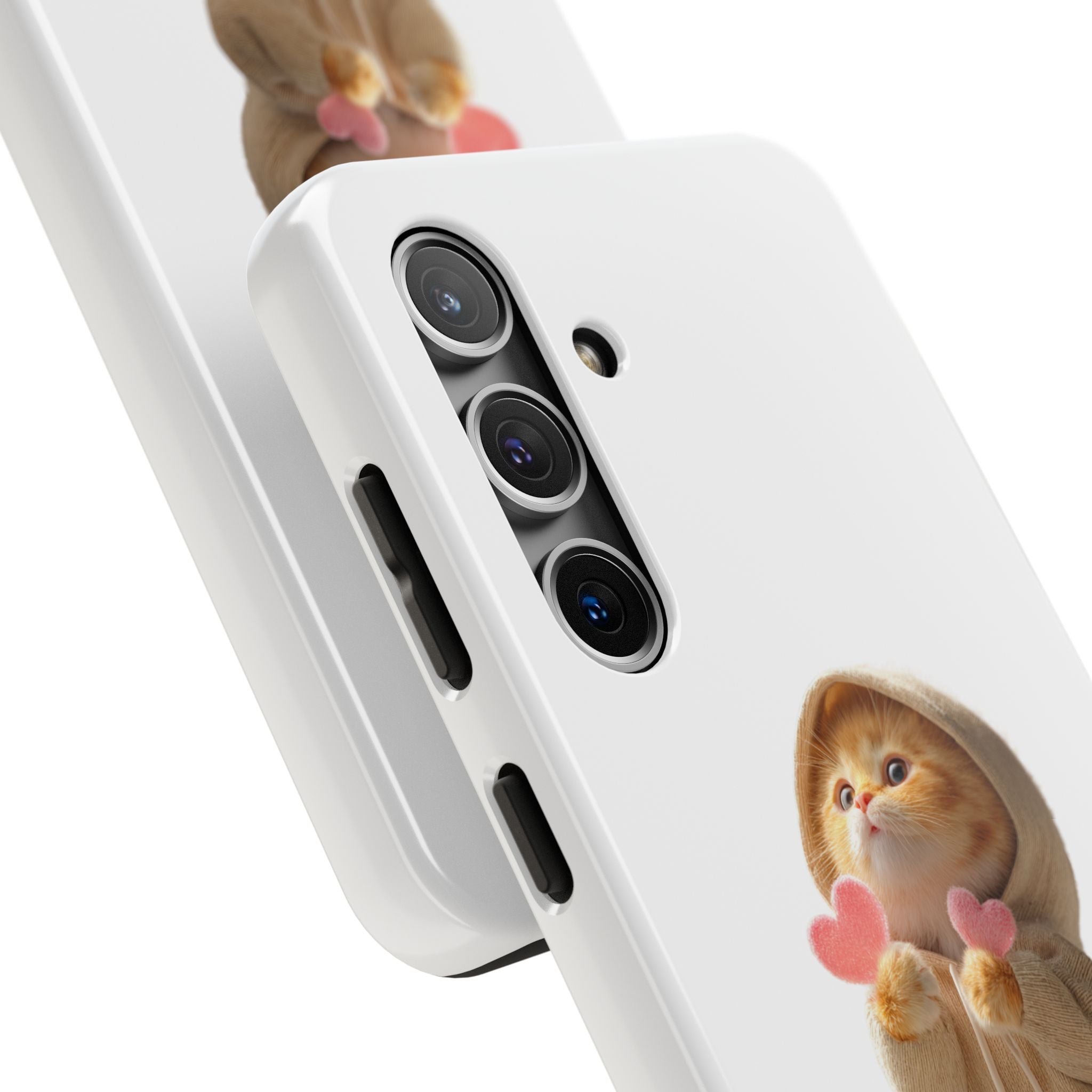 Cute Cat Phone Case - Love You Design