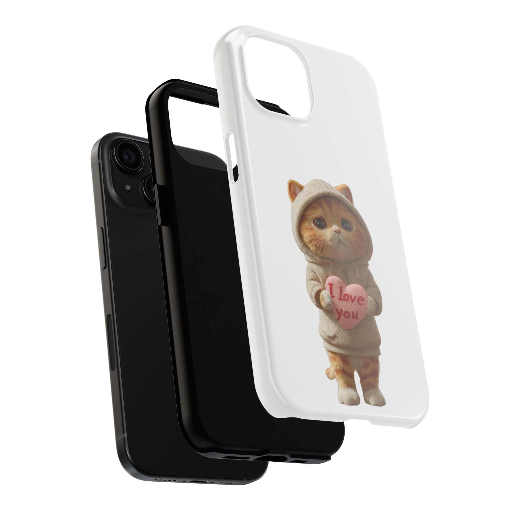 Cute Cat Love Phone Case