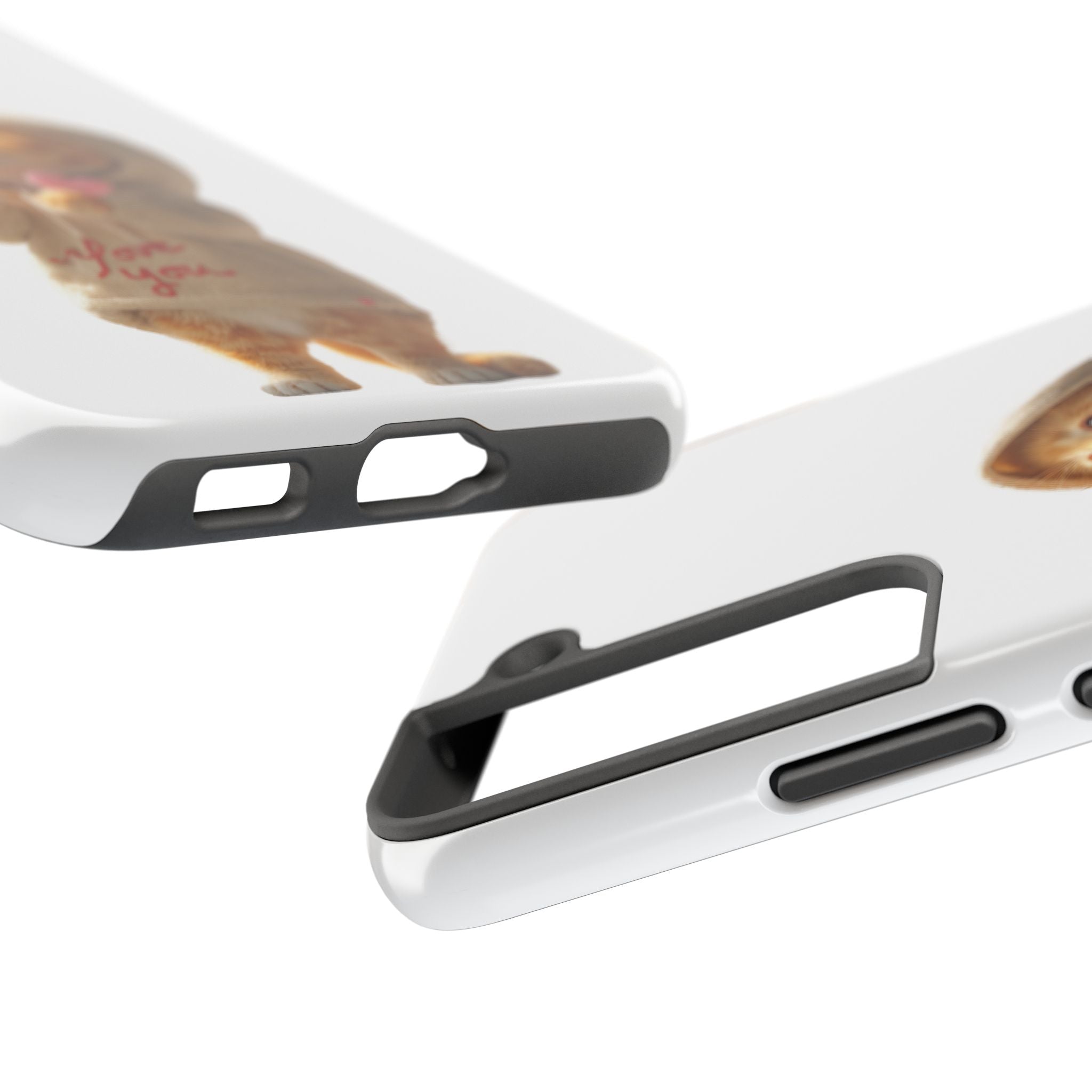 Cute Cat Phone Case - Love You Design